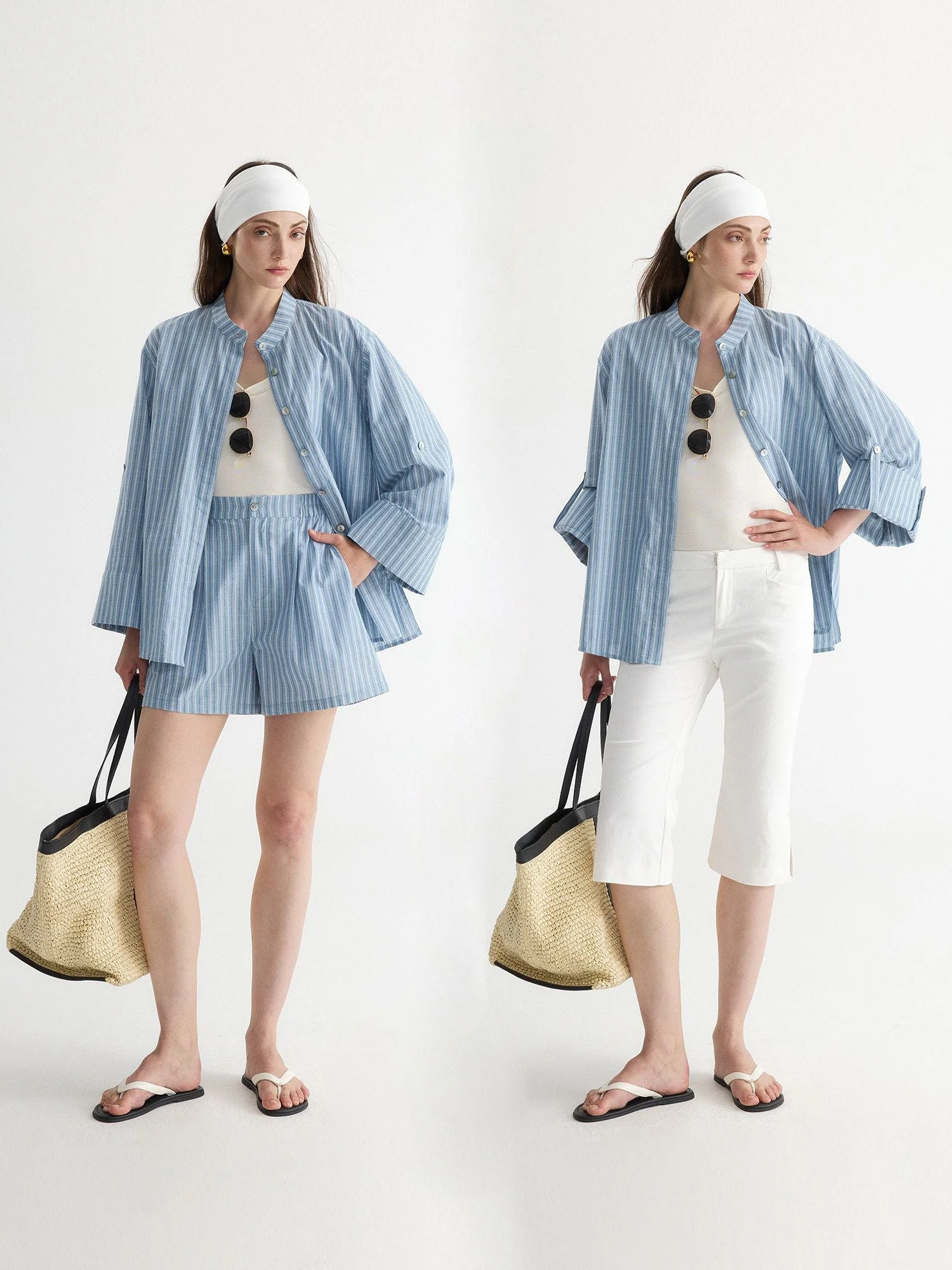 Striped Linen Set - Image 3