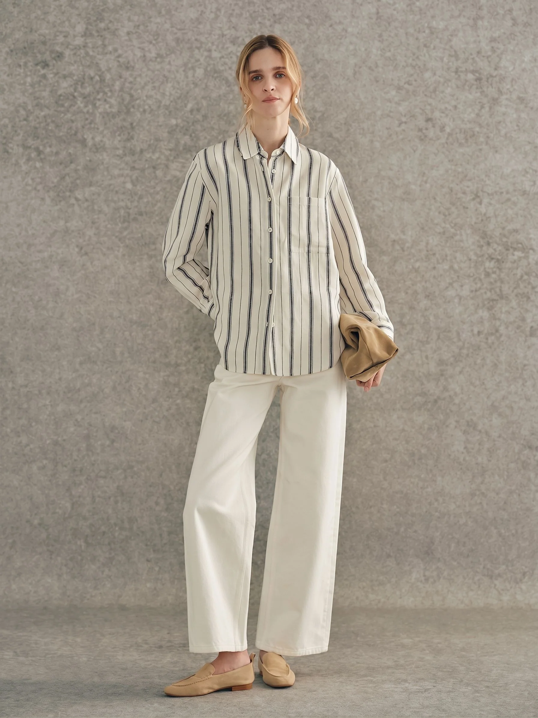 Striped Linen Shirt - Image 3