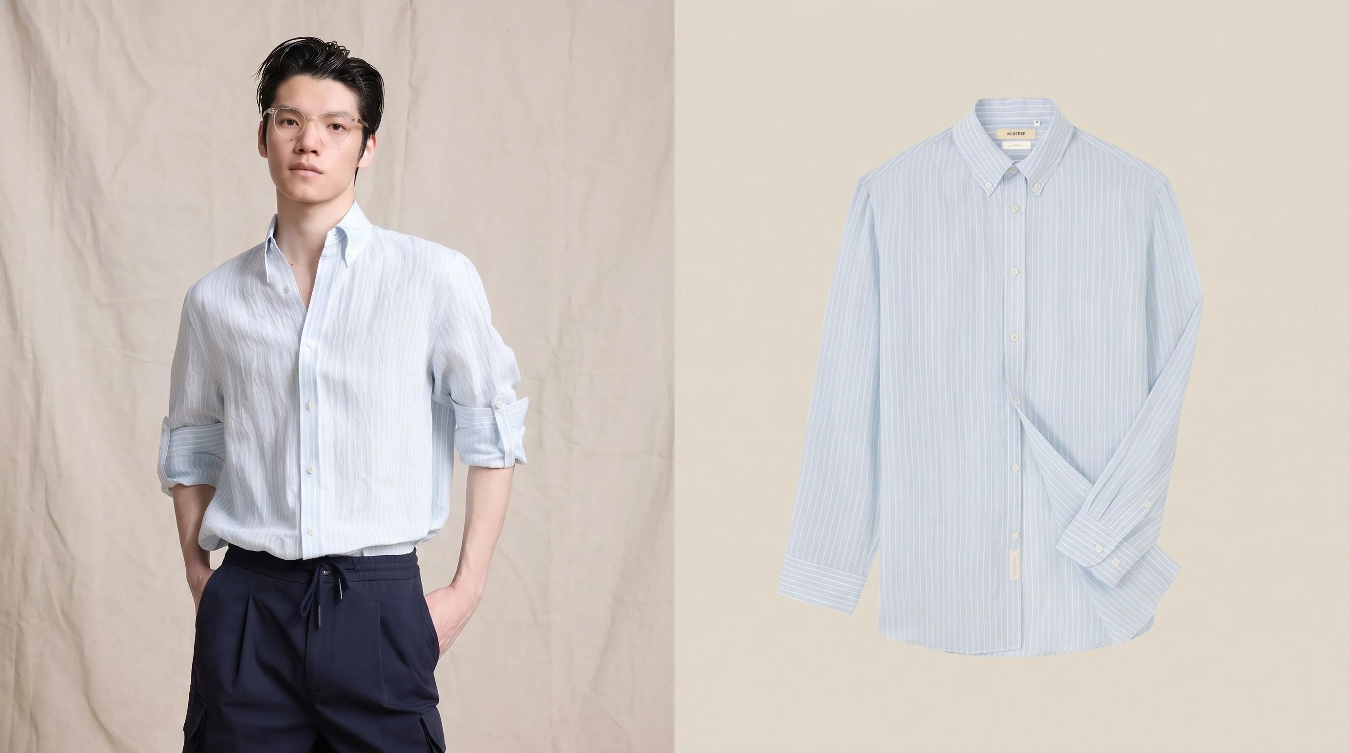 Striped Linen Shirt - Image 5