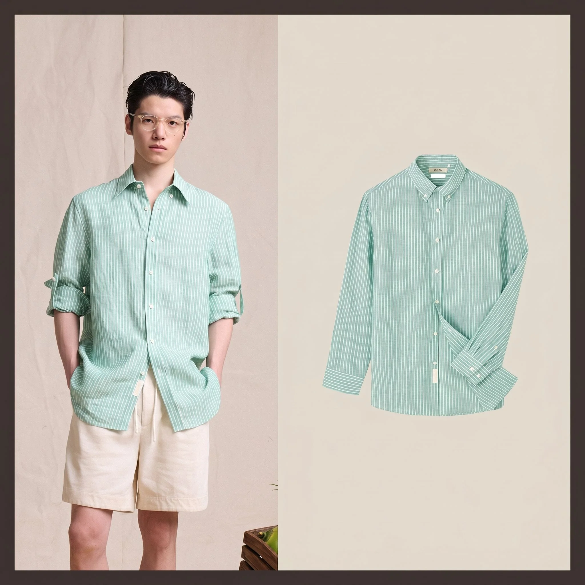 Striped Linen Shirt - Image 6