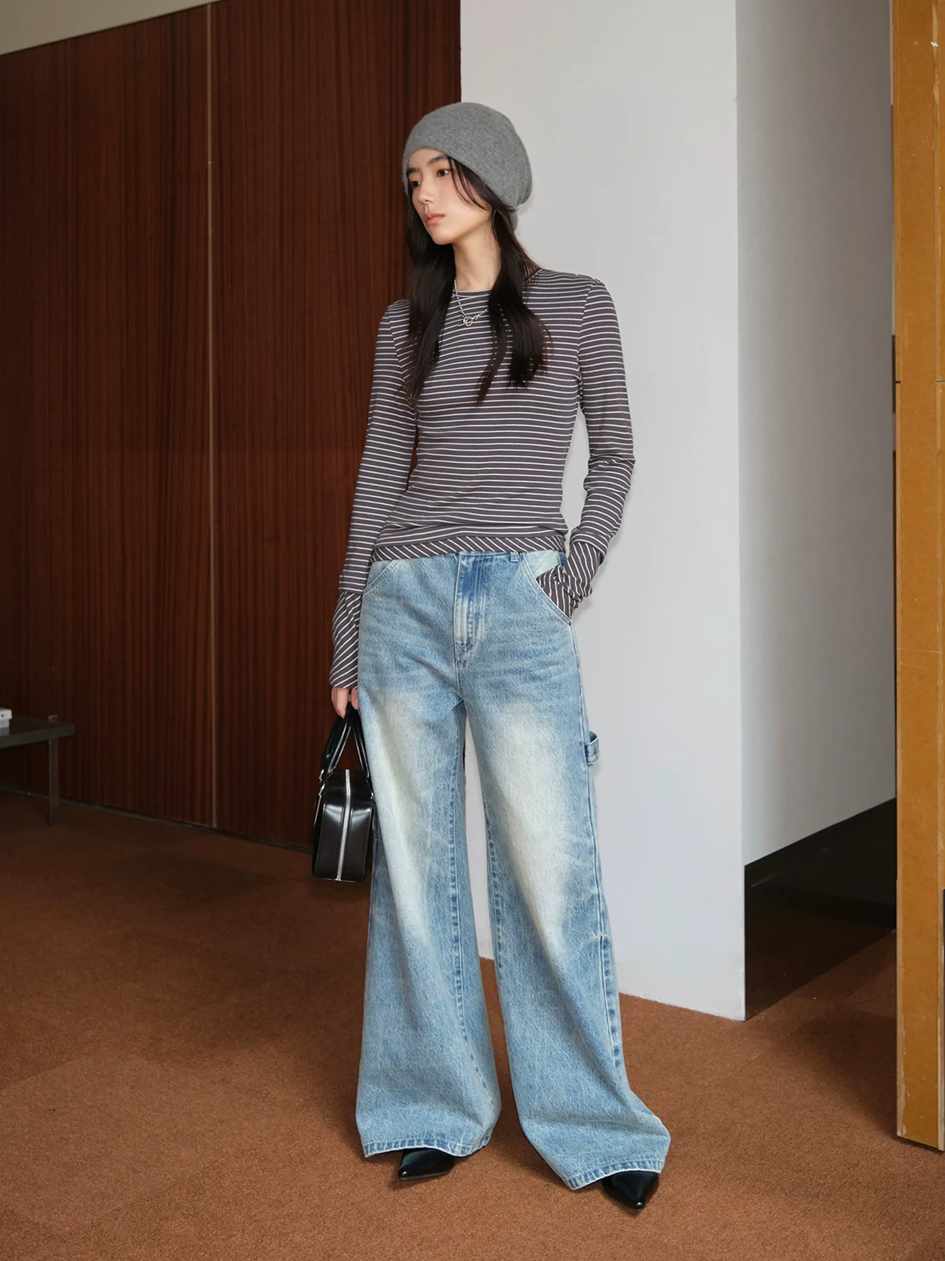 Striped Long-Sleeve Top - Image 2