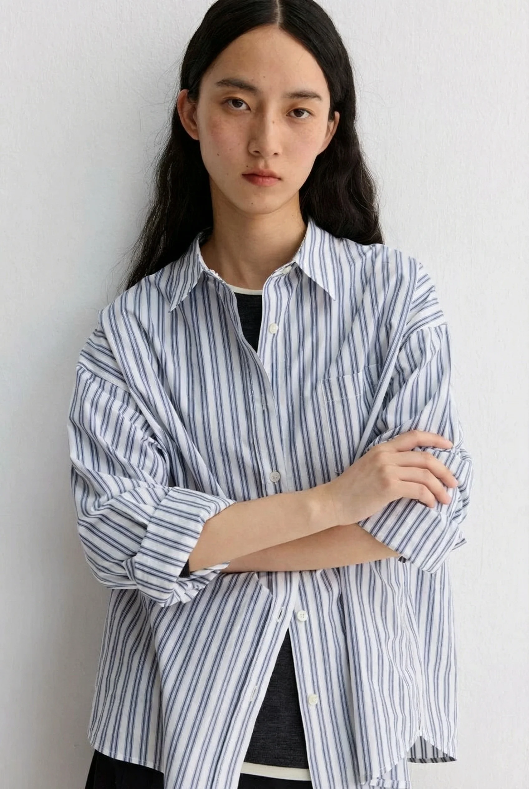 Striped Oversized Shirt - Image 5