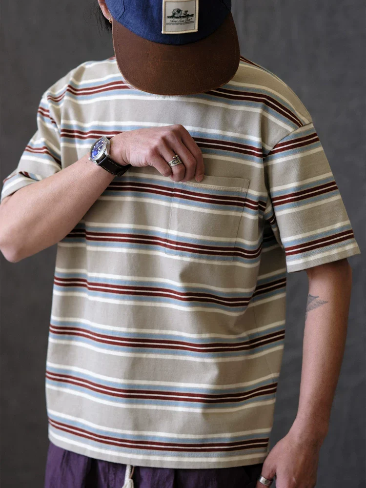 Striped Pocket Tee