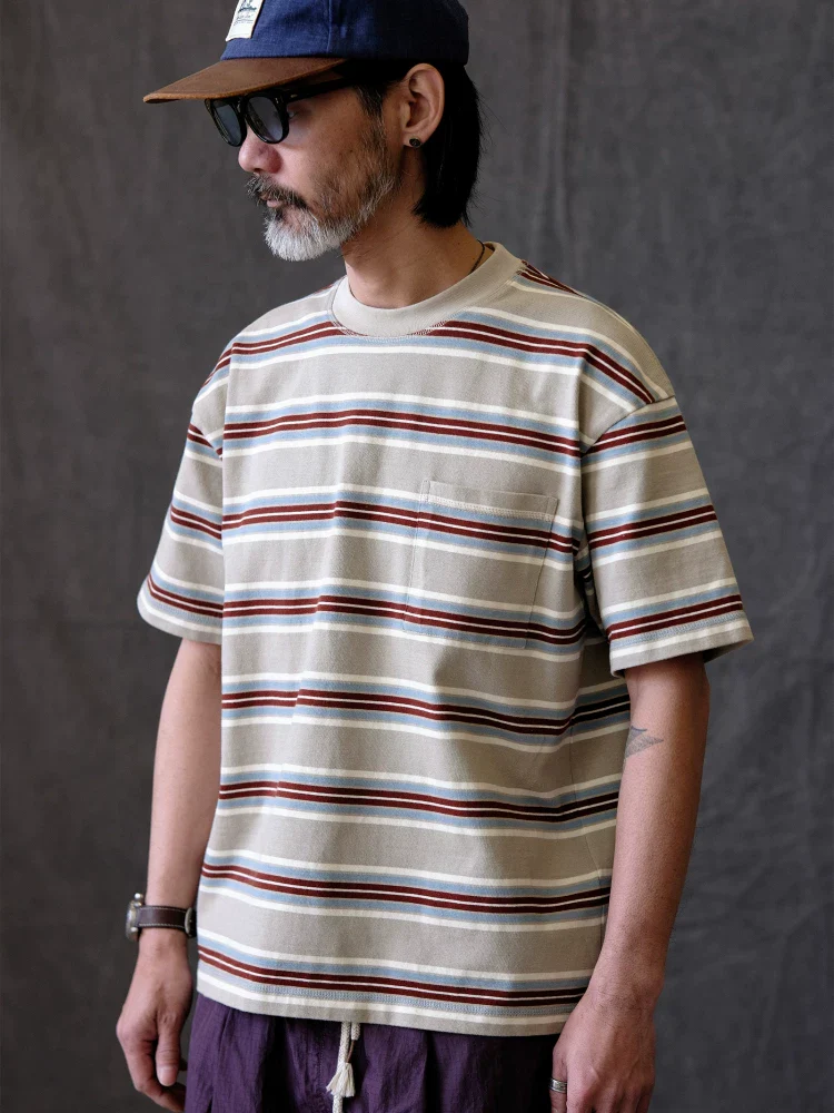 Striped Pocket Tee - Image 4