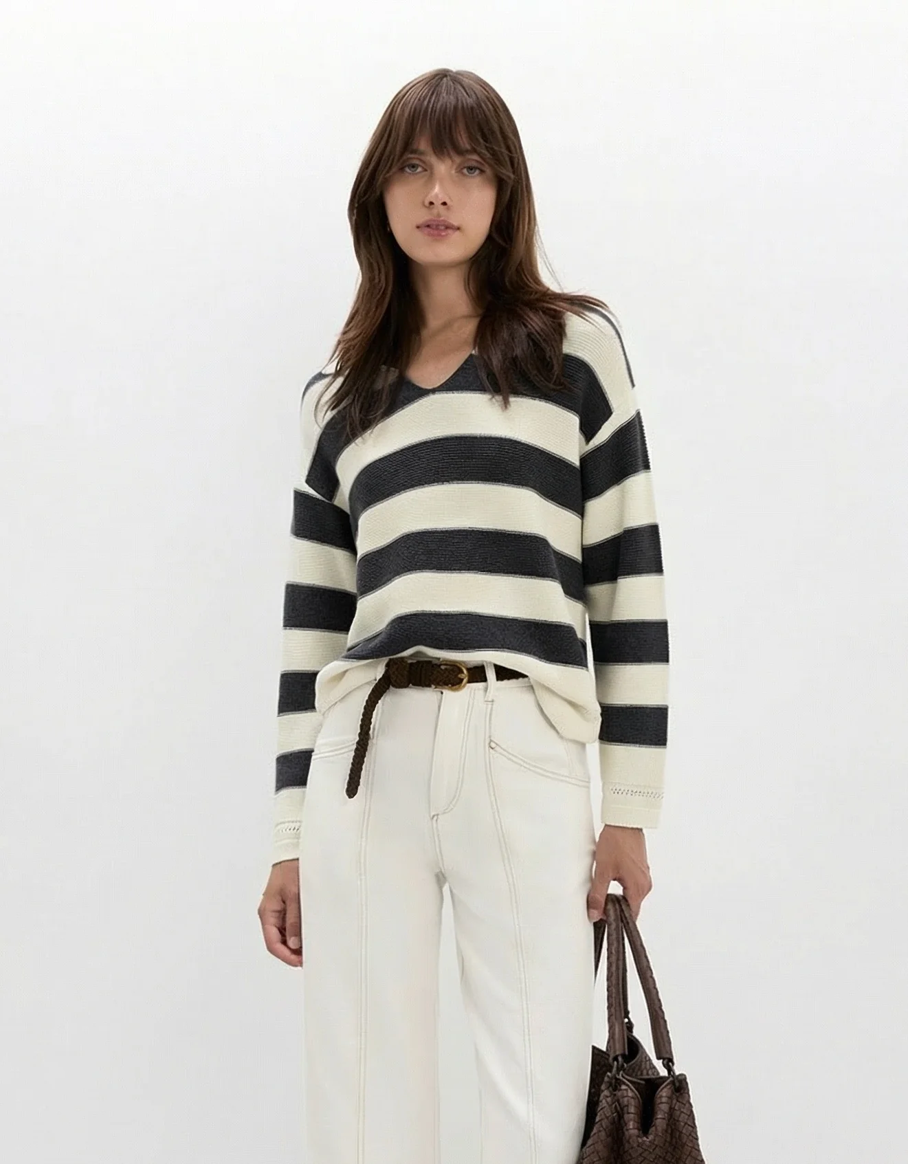 Striped Polo Sweater - Image 2