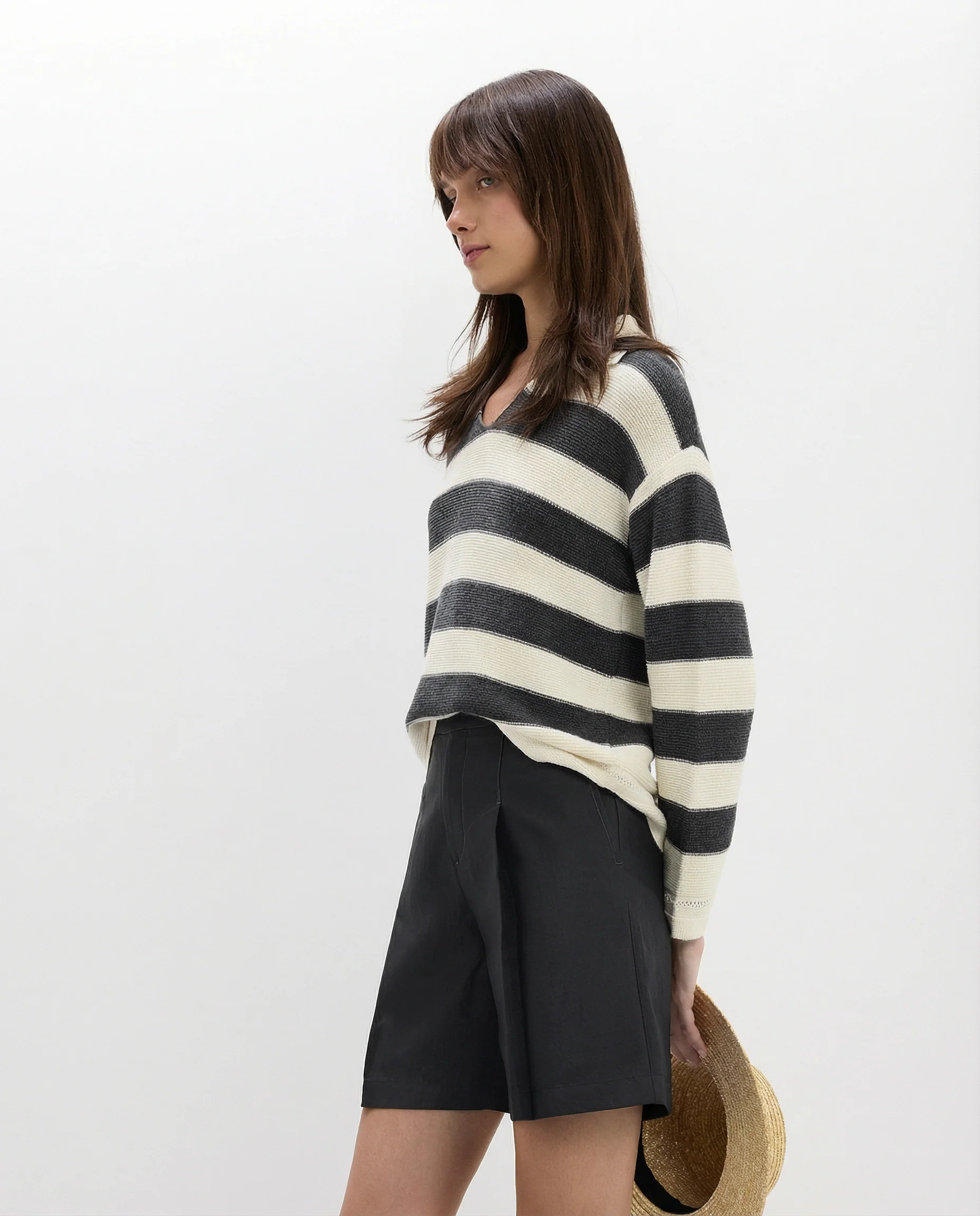 Striped Polo Sweater - Image 7