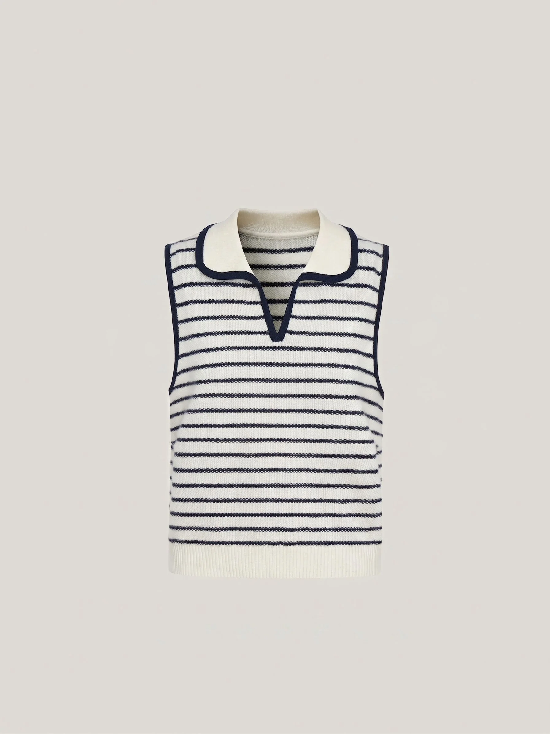 Striped Polo Vest - Image 6