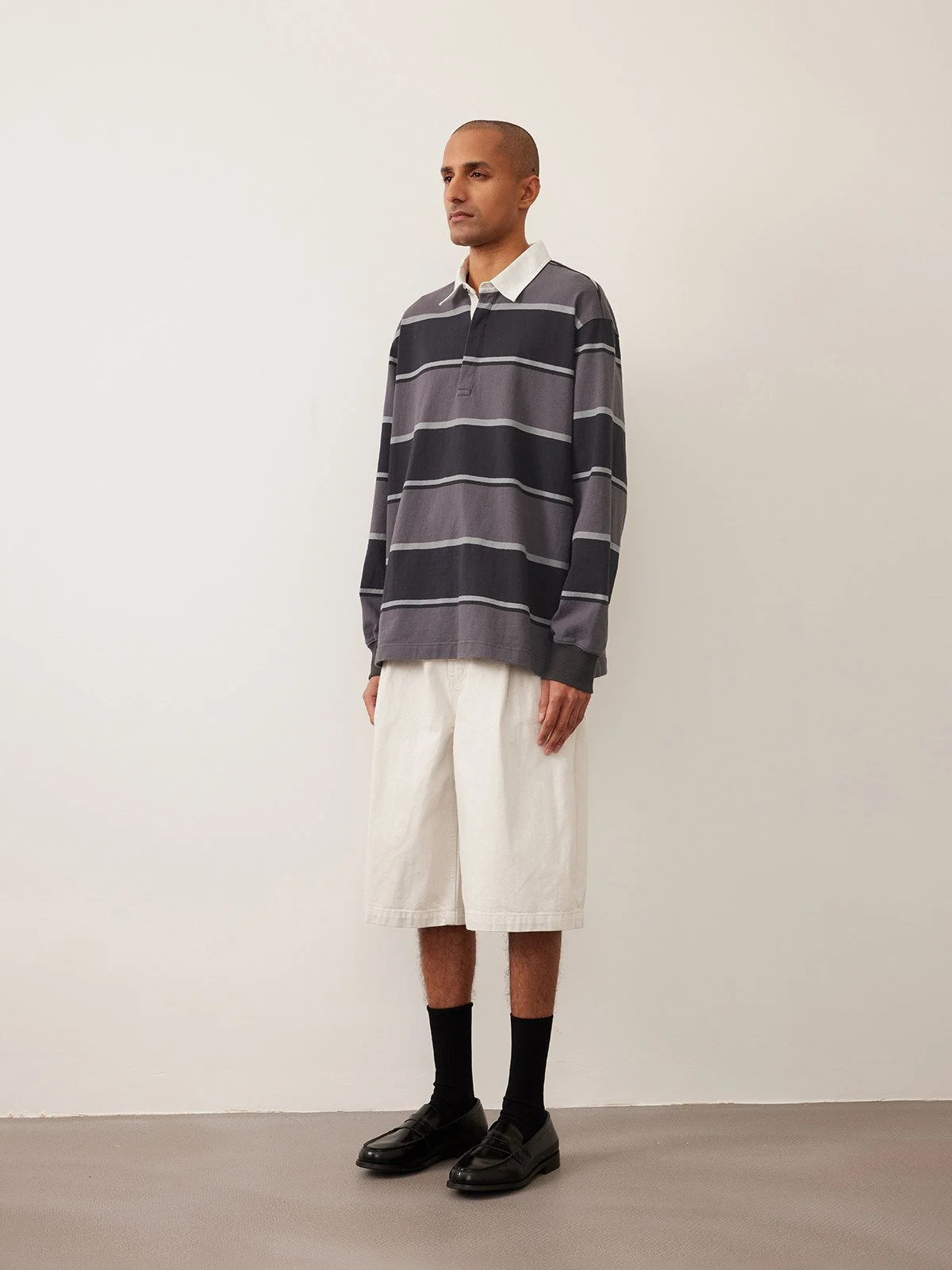 Striped Rugby Polo - Image 3