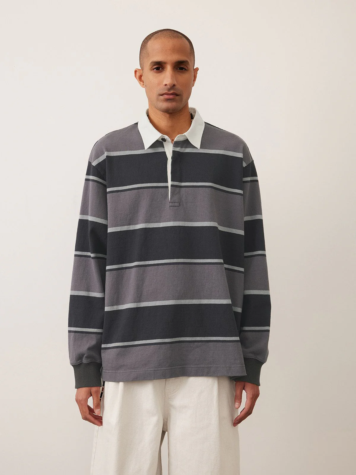 Striped Rugby Polo - Image 5