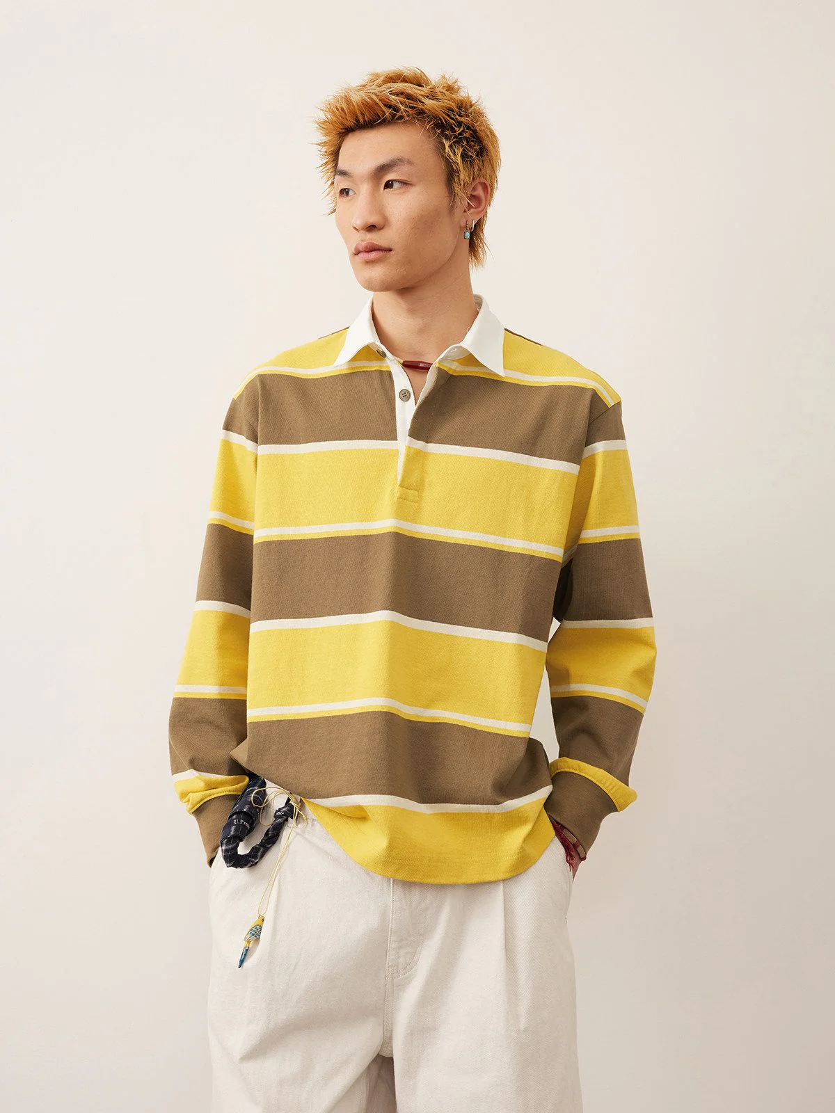 Striped Rugby Polo - Image 6