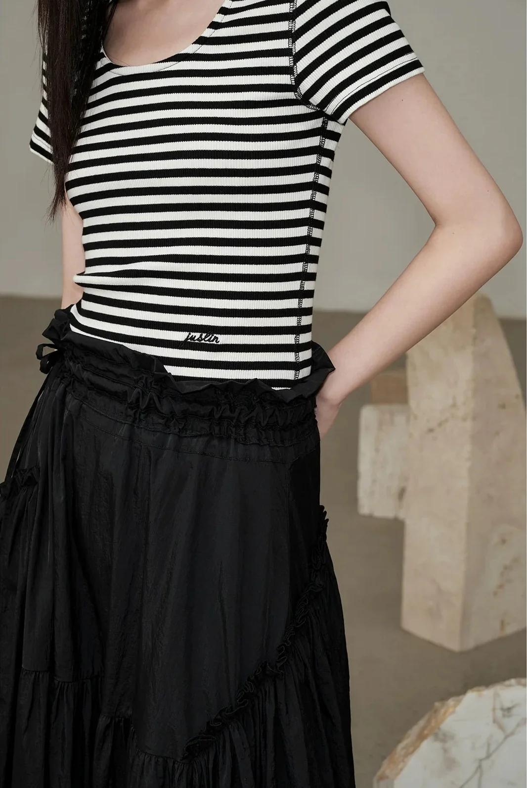 Striped Short-Sleeve Tee - Image 2