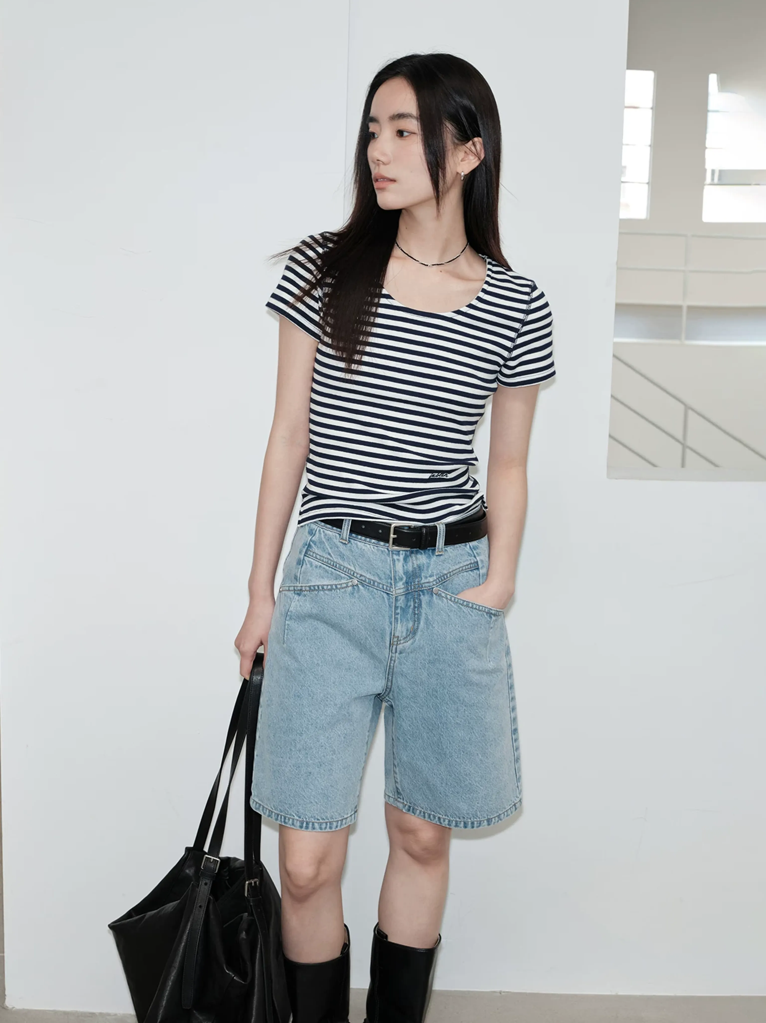 Striped Short-Sleeve Tee - Image 4