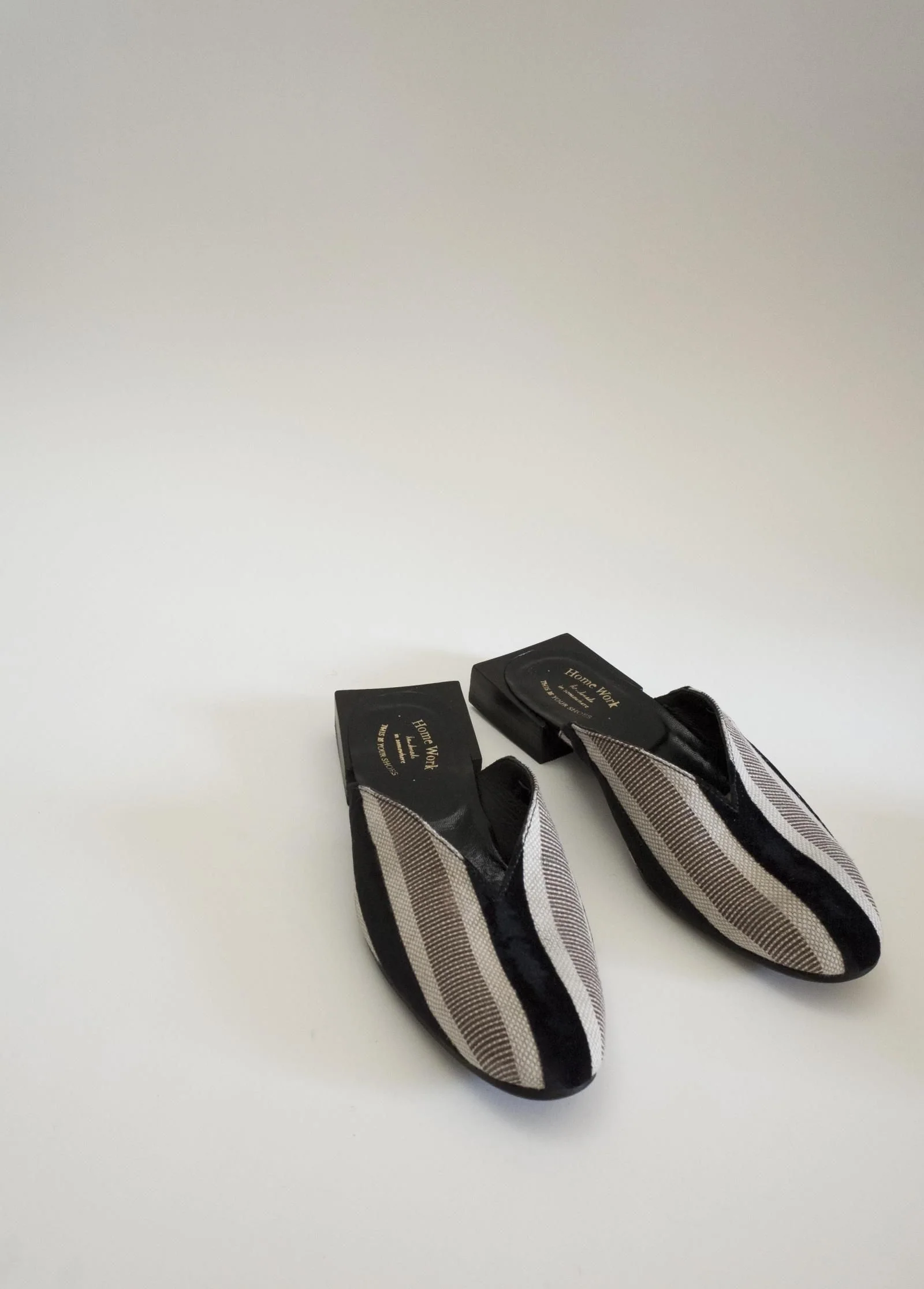 Striped Slip-On Mules - Image 3