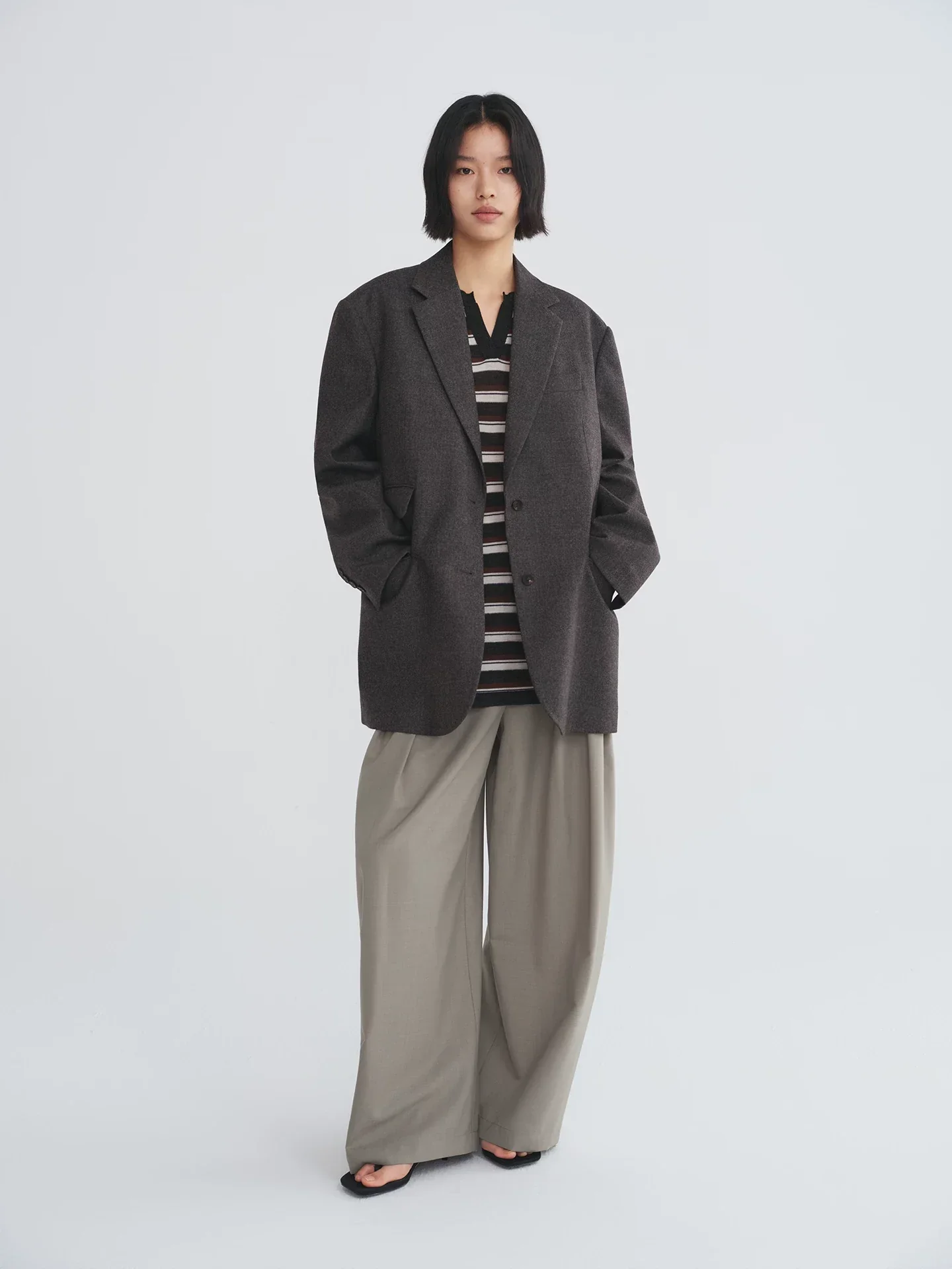 Striped Split-Neck Knit - Image 4
