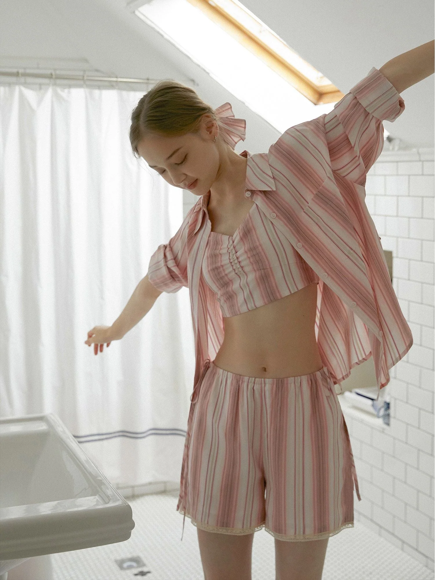 Striped Three-Piece Set