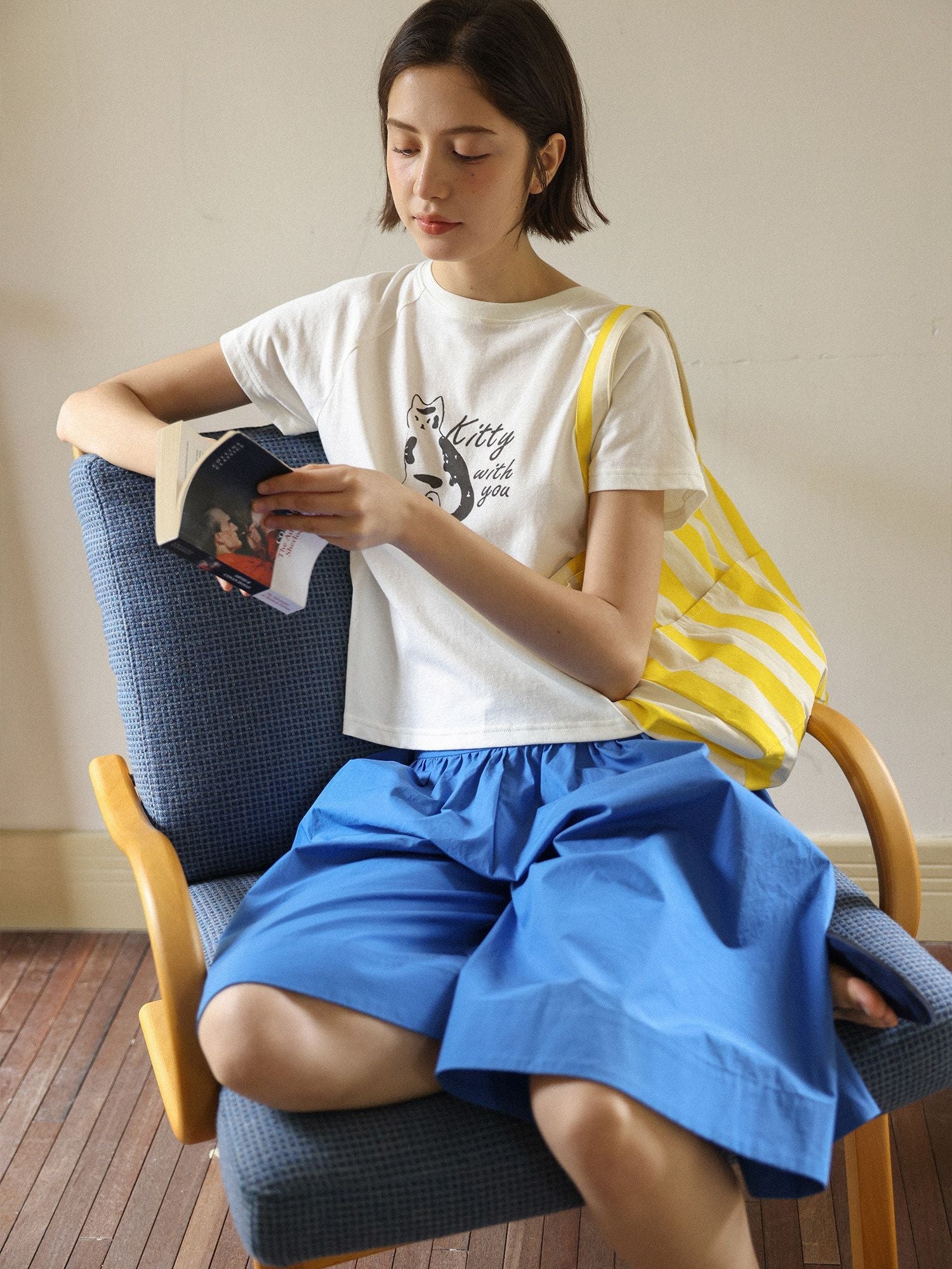 Striped Tote Bag - Image 3