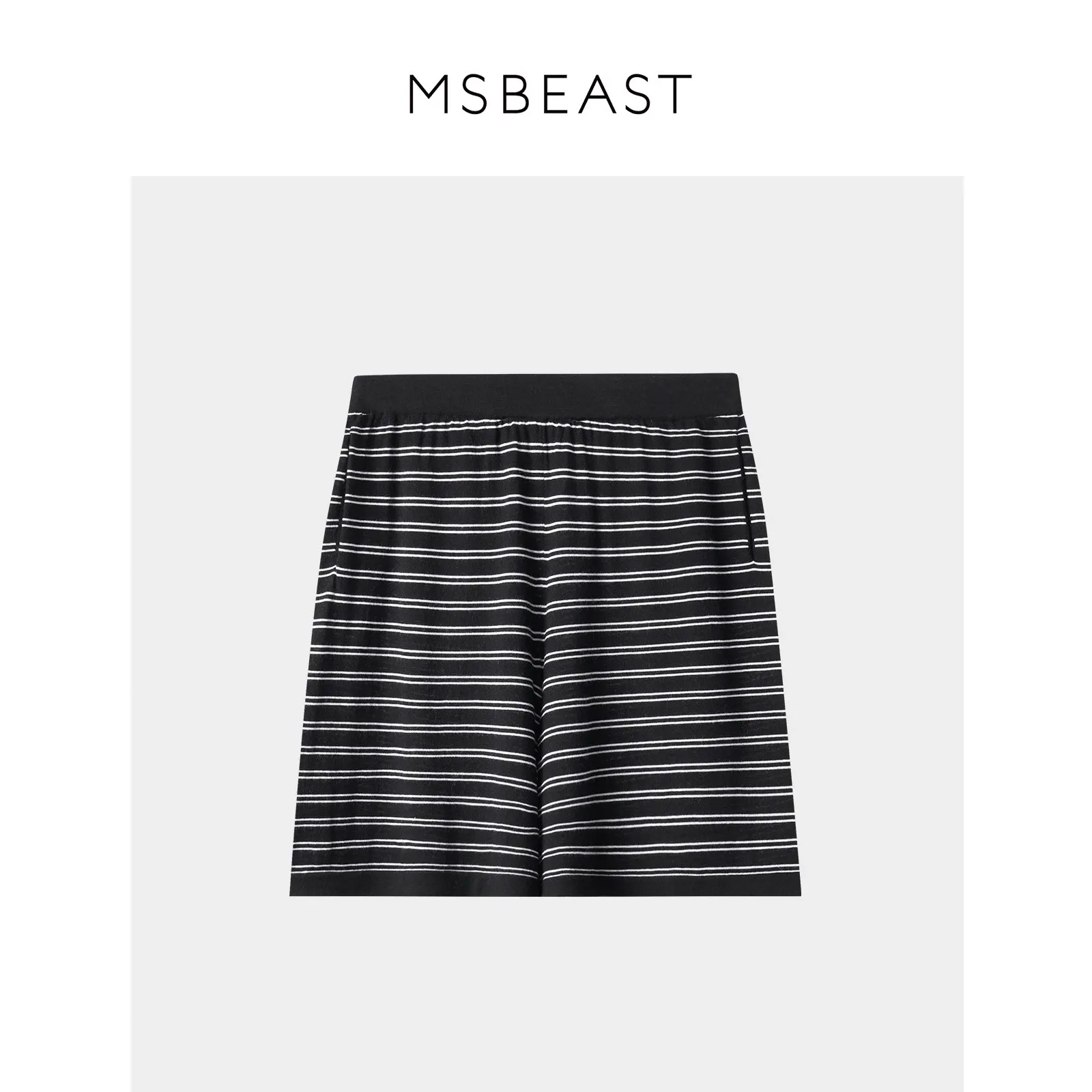 Striped Ultra-Fine Wool Loungewear Set - Image 6