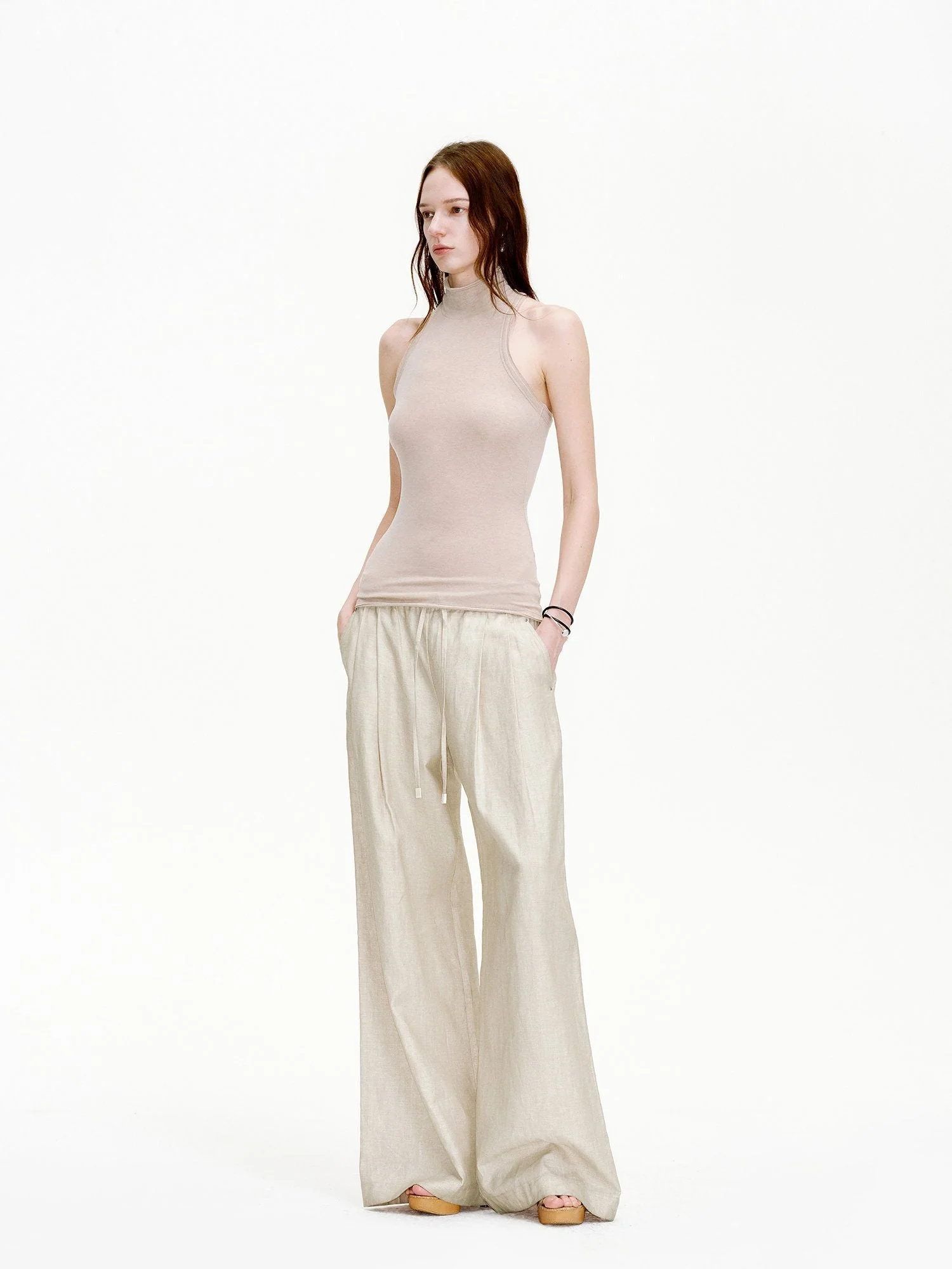 Striped Wide-Leg Pants - Image 4