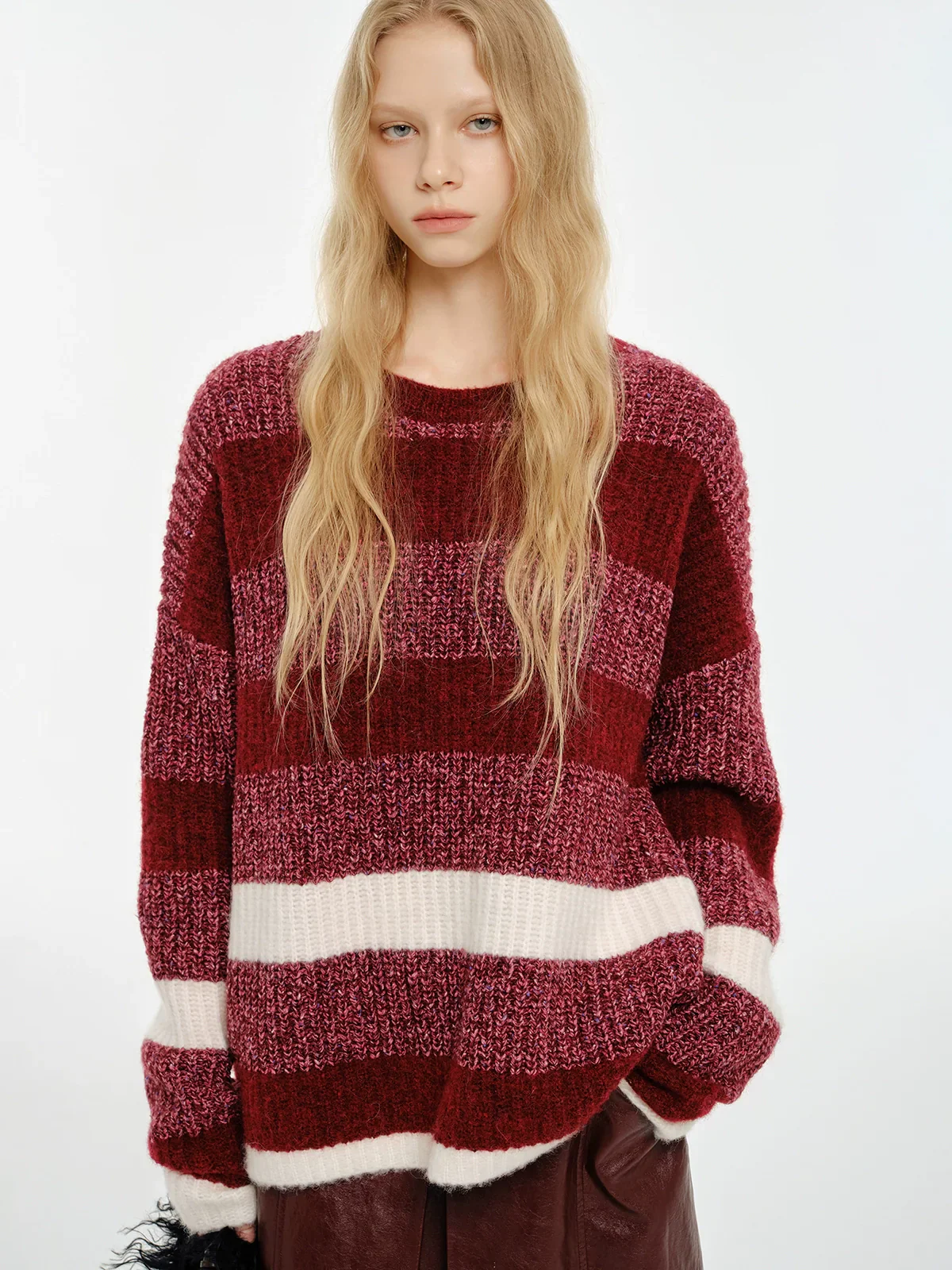 Striped Wool-Blend Crewneck Sweater - Image 4