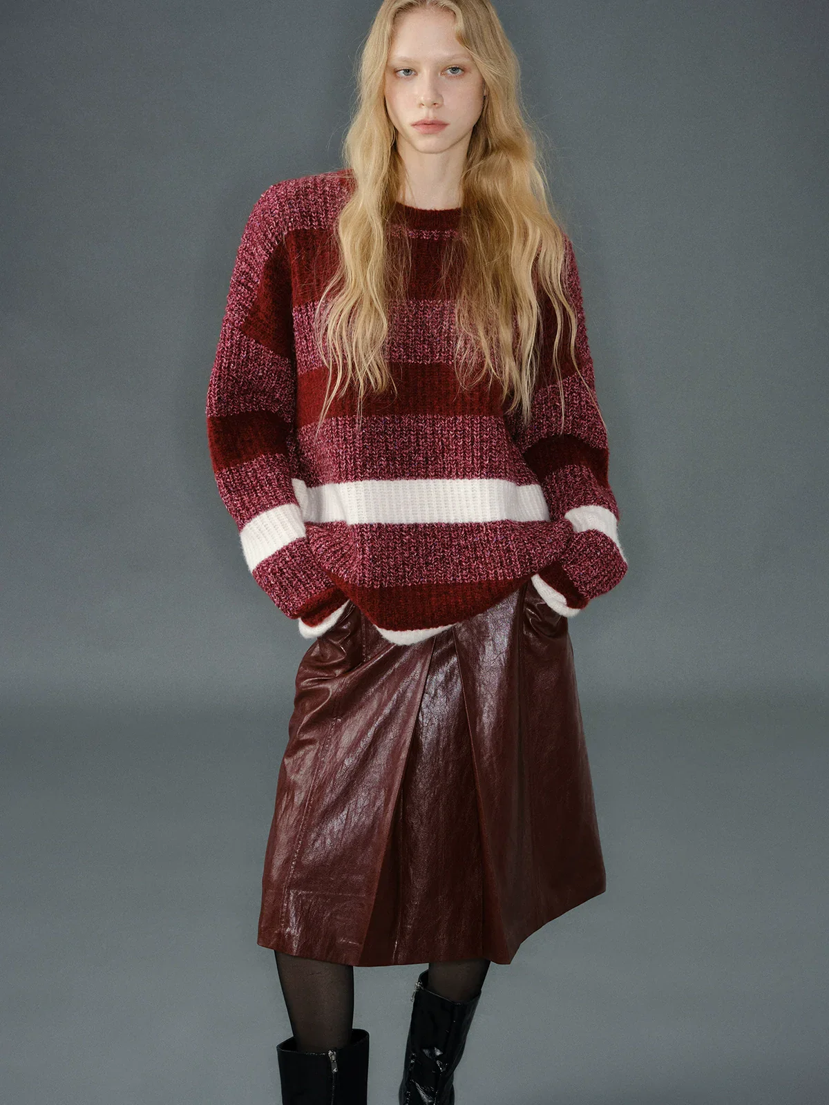 Striped Wool-Blend Crewneck Sweater - Image 5