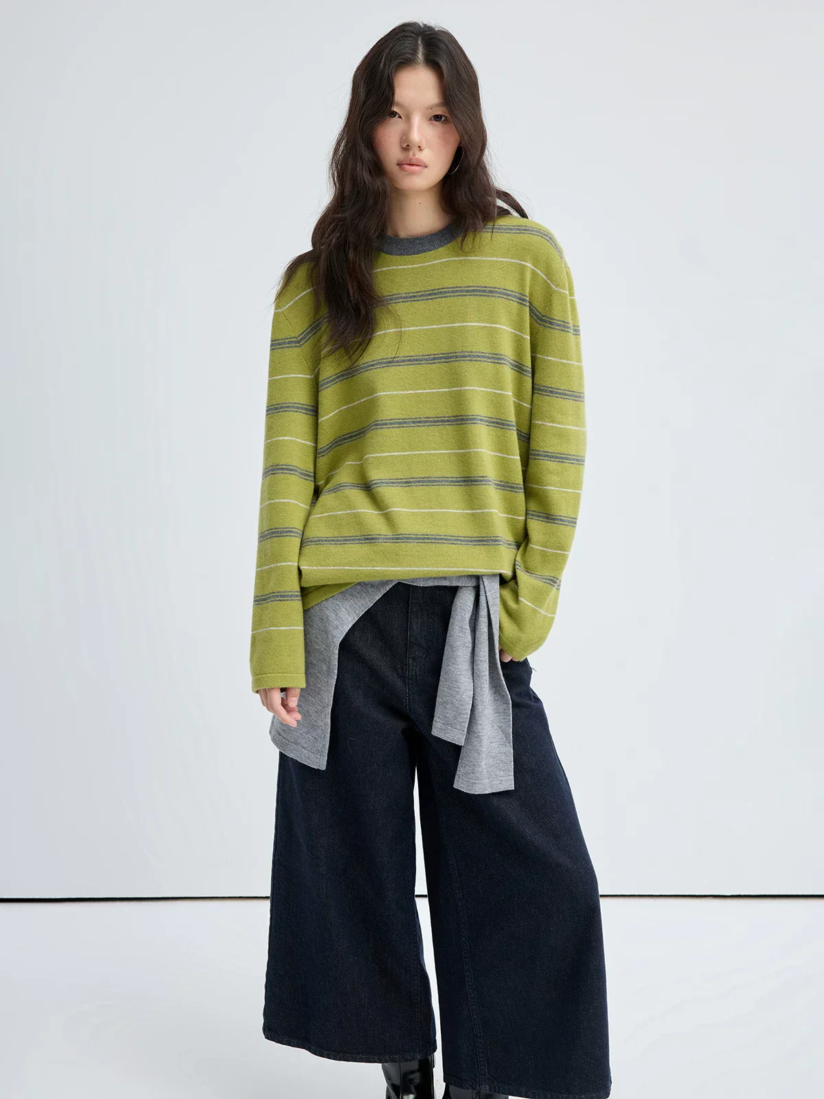 Striped Wool Sweater - Image 2