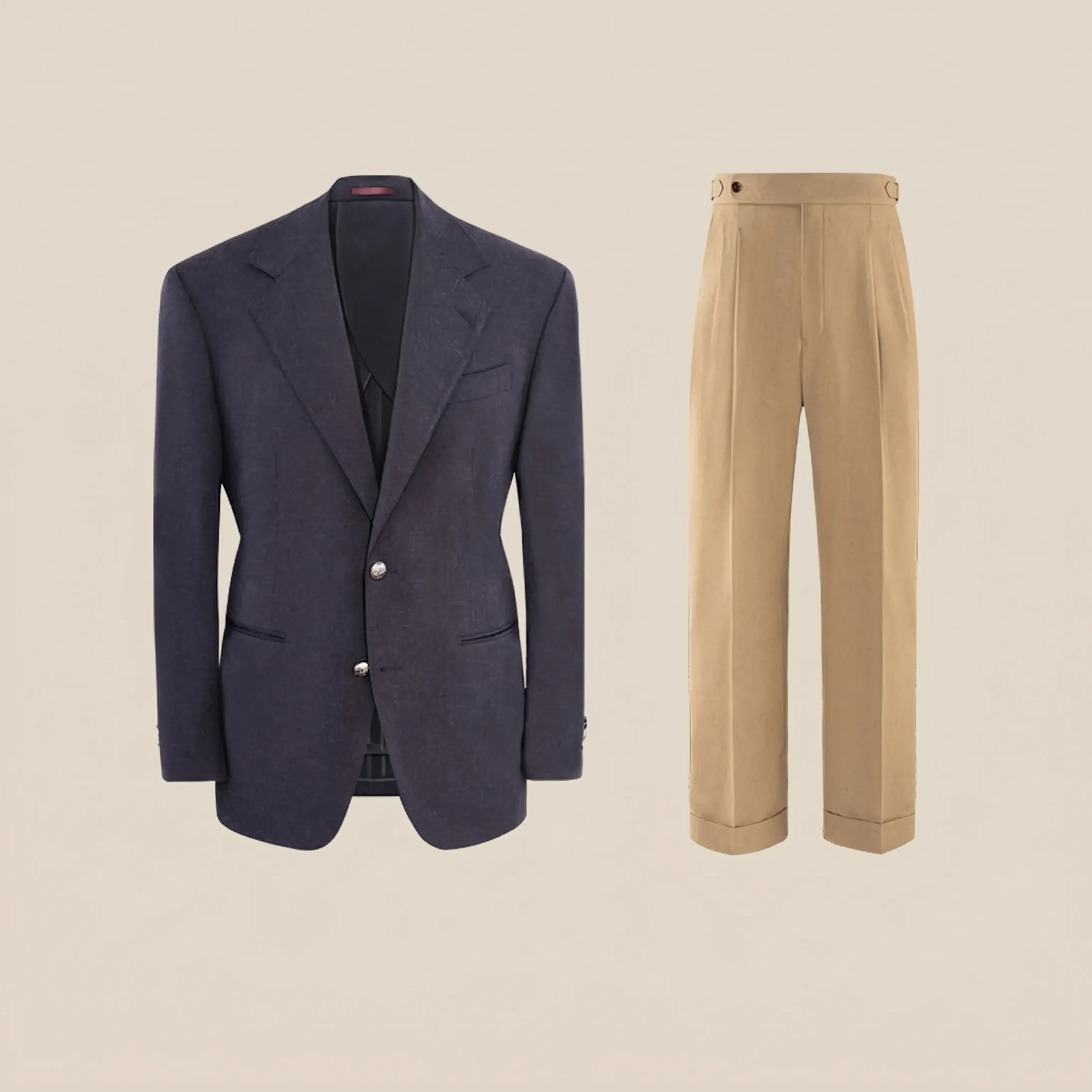 Strong-Twist Linen-Blend Blazer - Image 6
