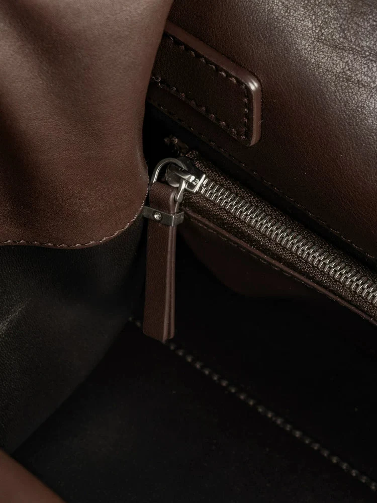 Structured Leather Tote - Image 4