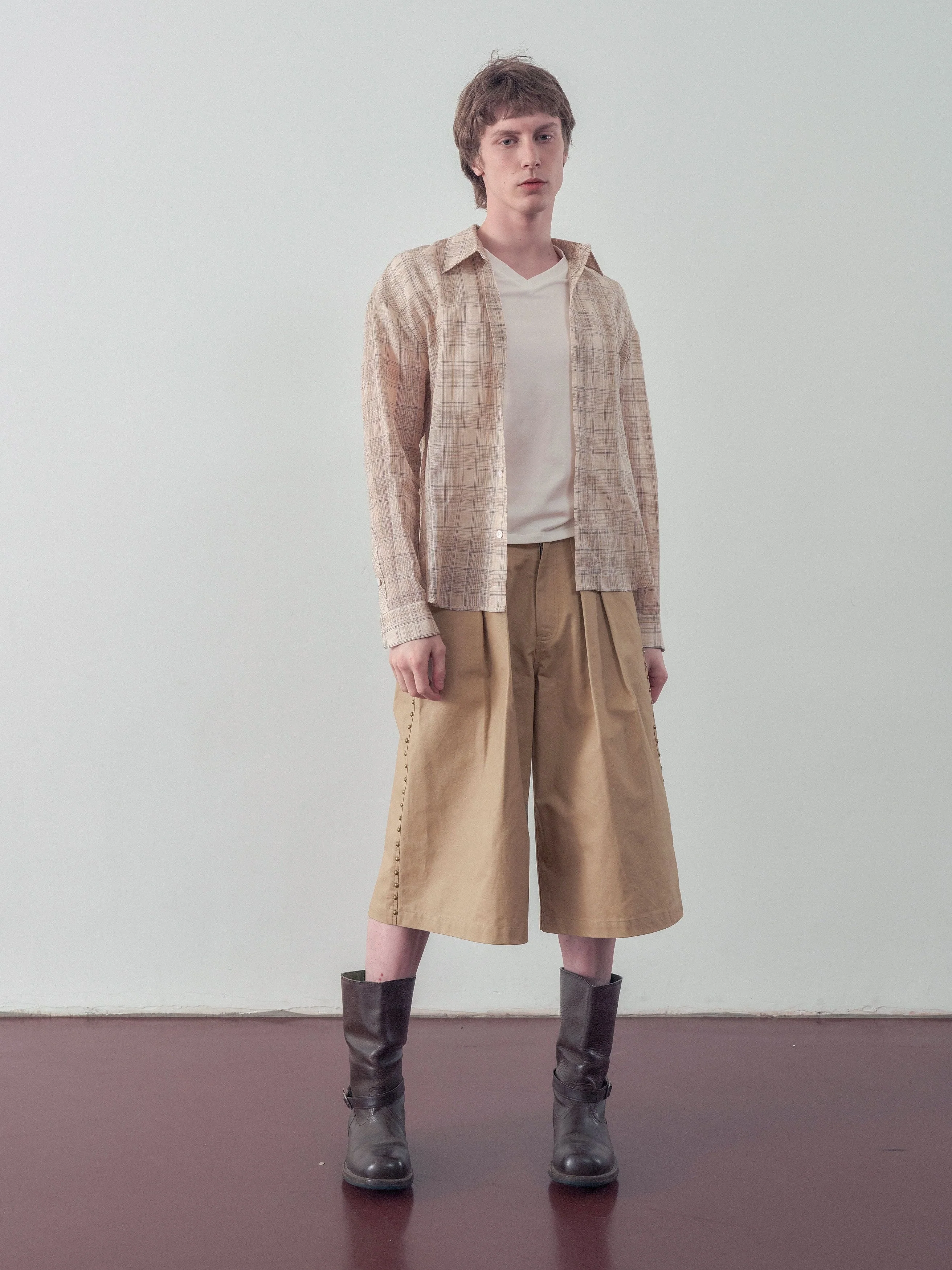 Stud Trim Culottes - Image 5
