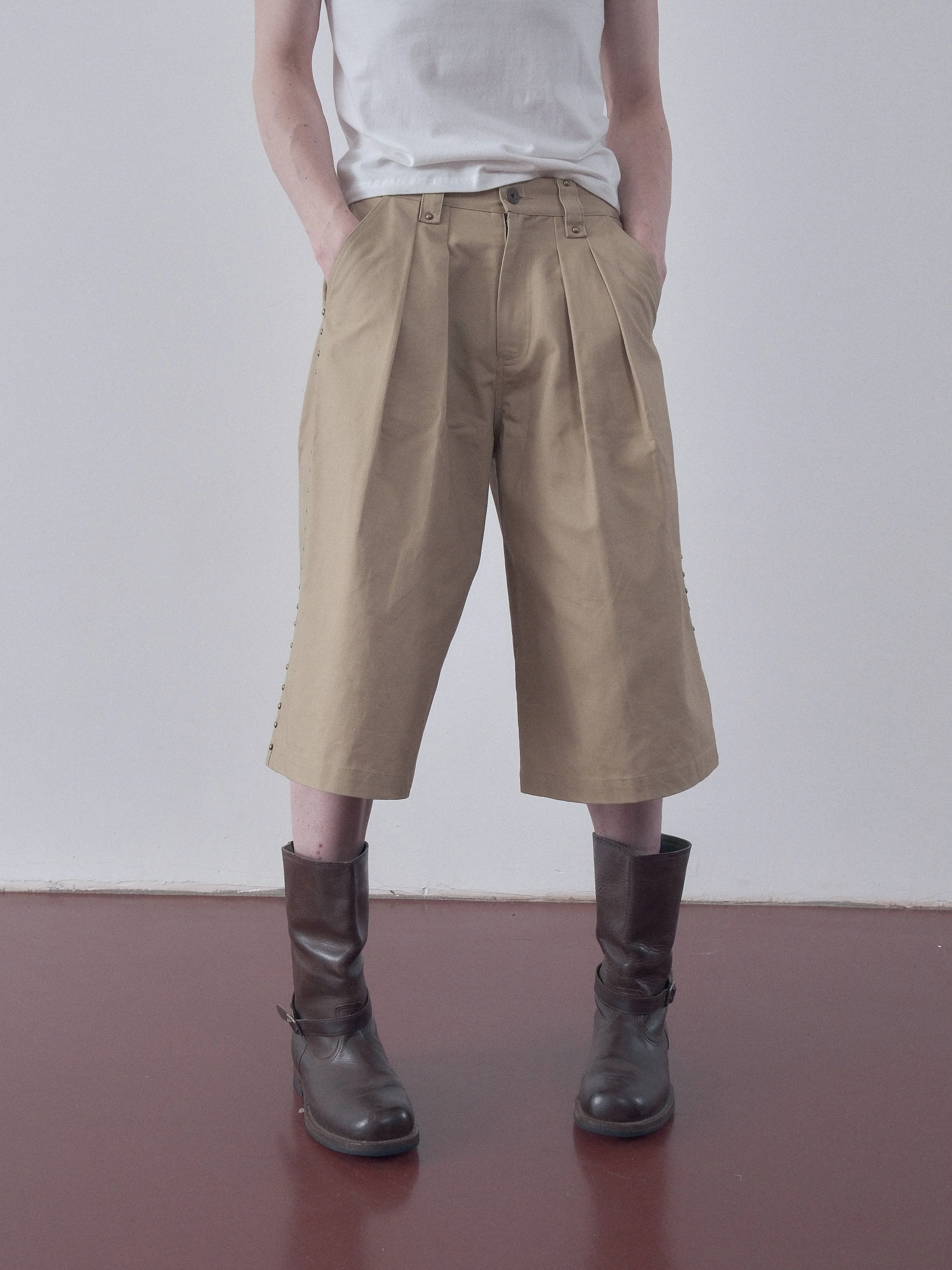 Stud Trim Culottes - Image 6