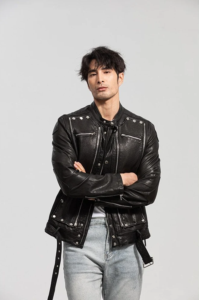 Studded Leather Jacket