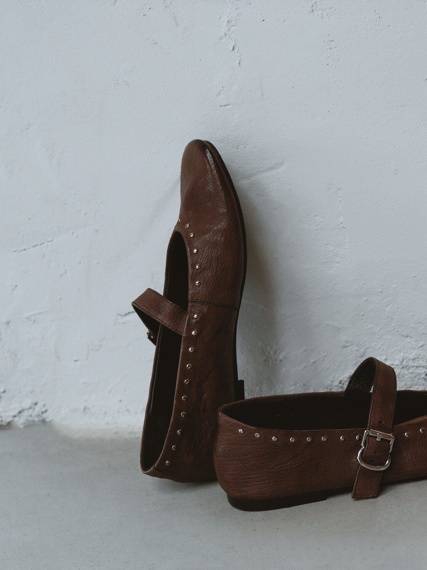 Studded Mary Jane Flats - Image 2