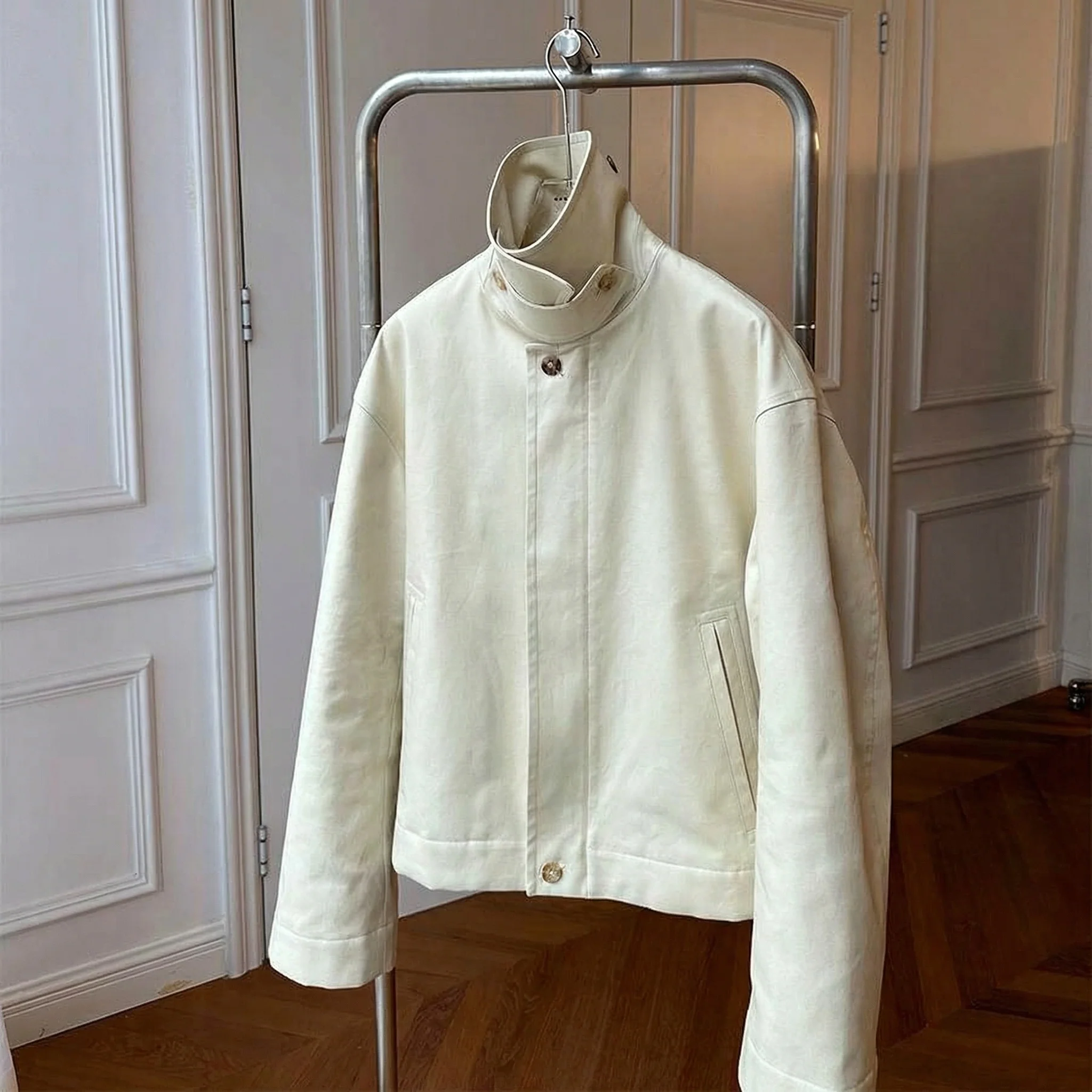 Submarine Cotton Scimitar Sleeve Jacket - Image 7