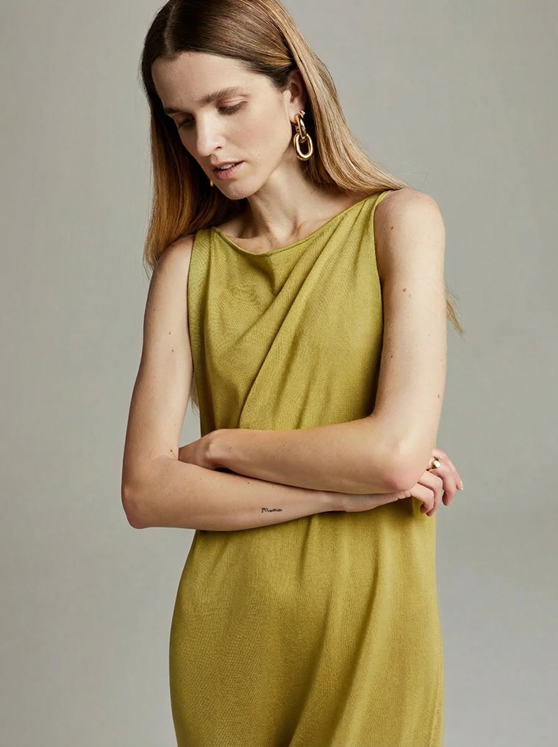 SUE Sleeveless Knit Dress - Image 2