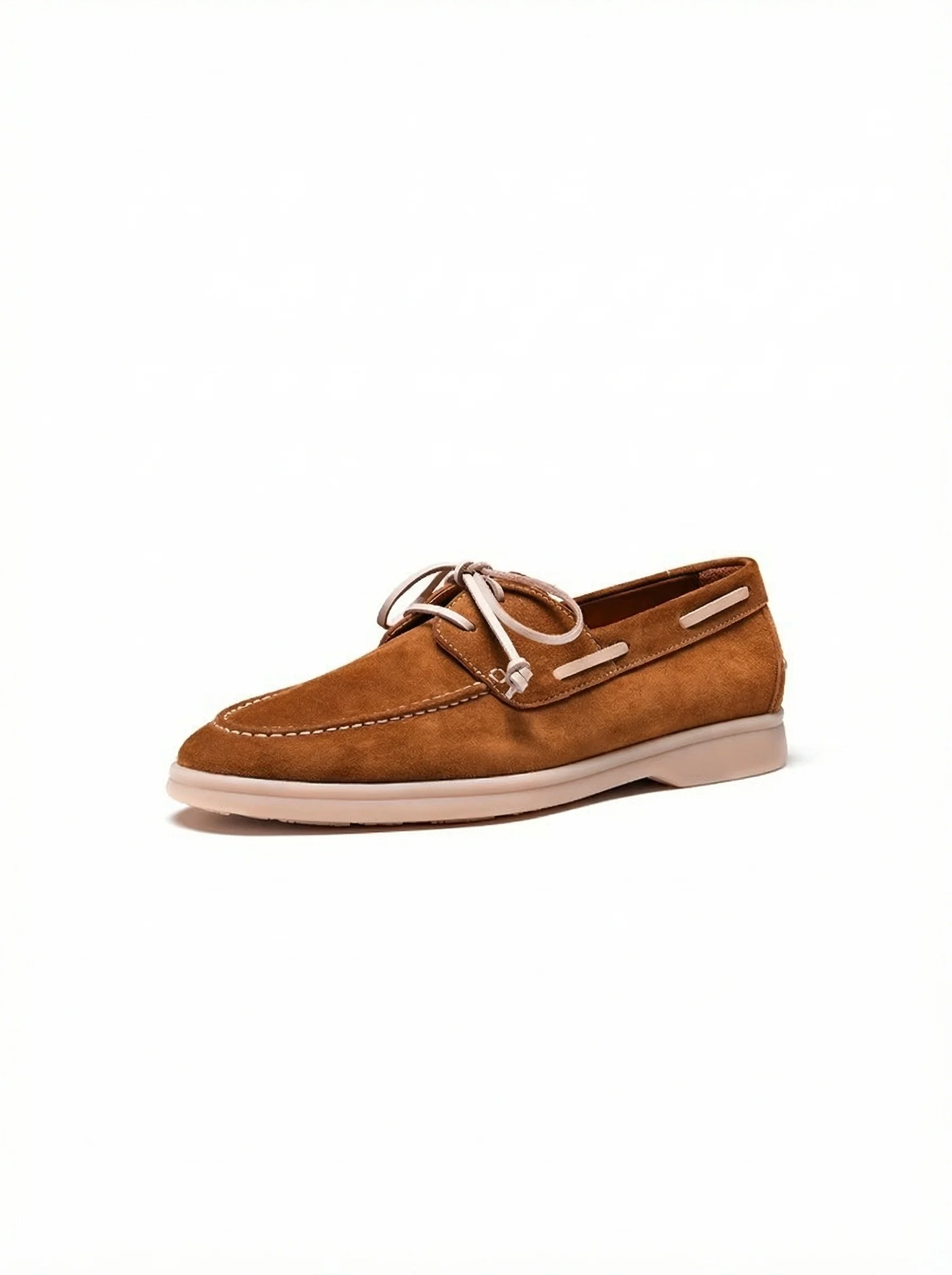 Suede Boat Loafers - Image 2