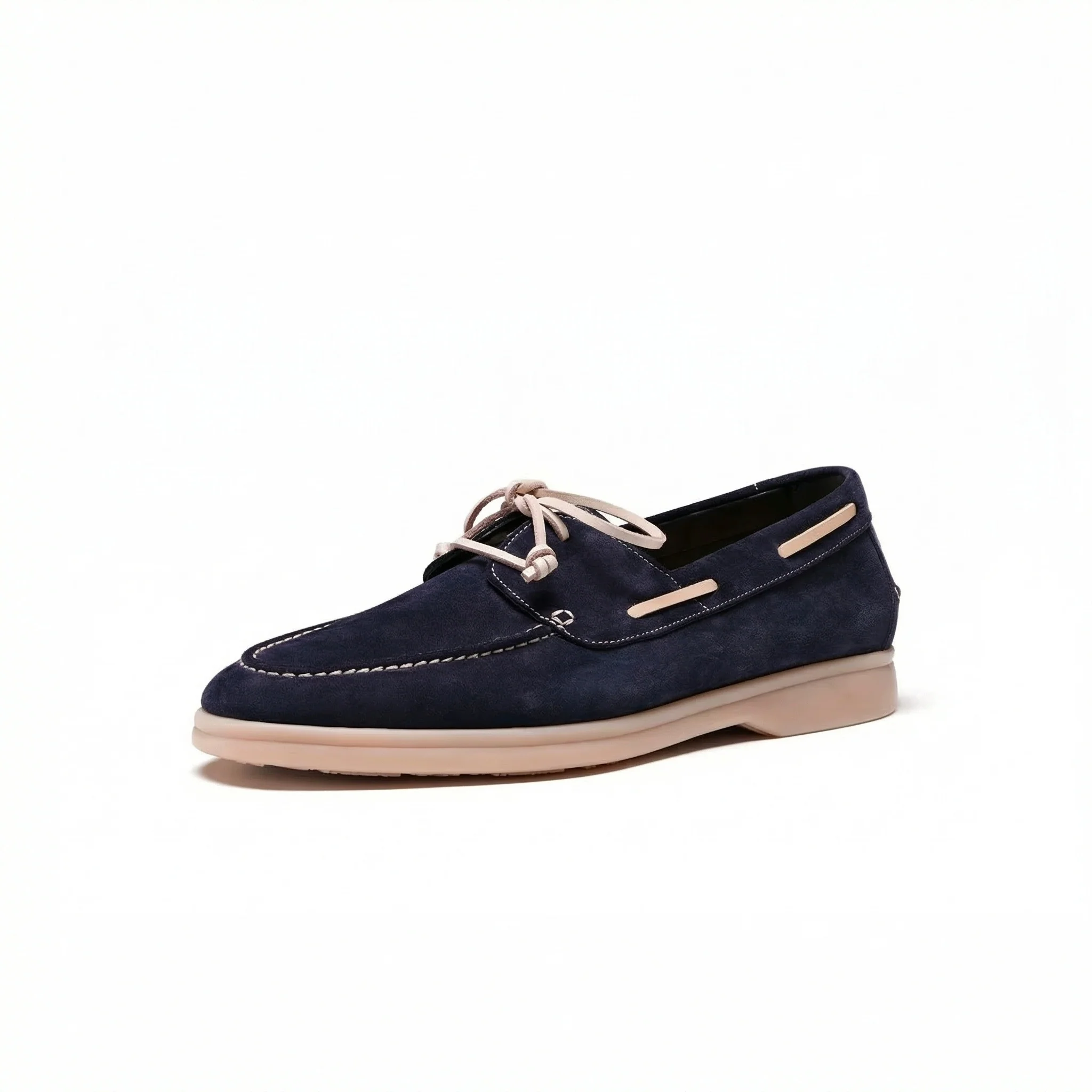 Suede Boat Loafers - Image 4