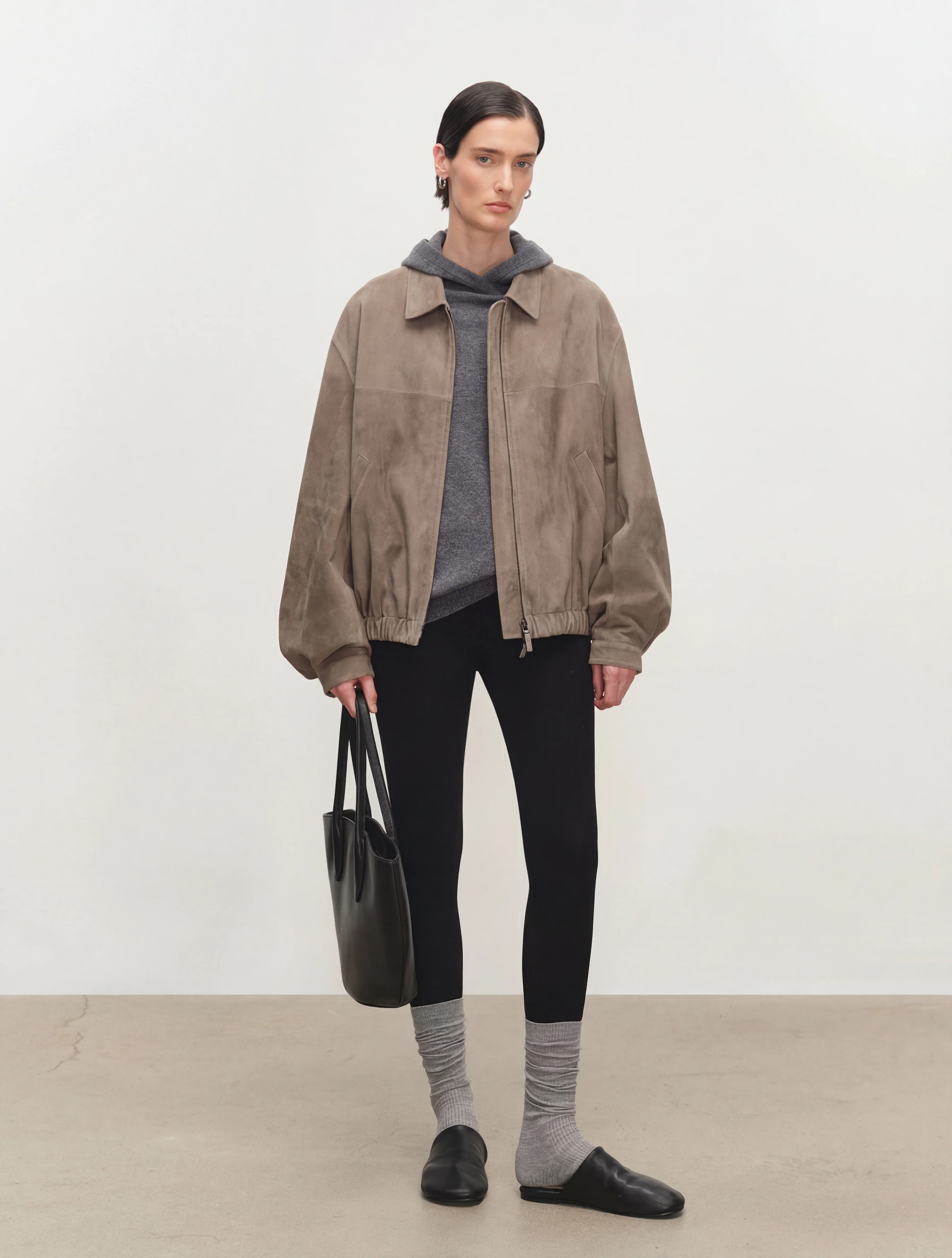 Suede Bomber Jacket - Image 6