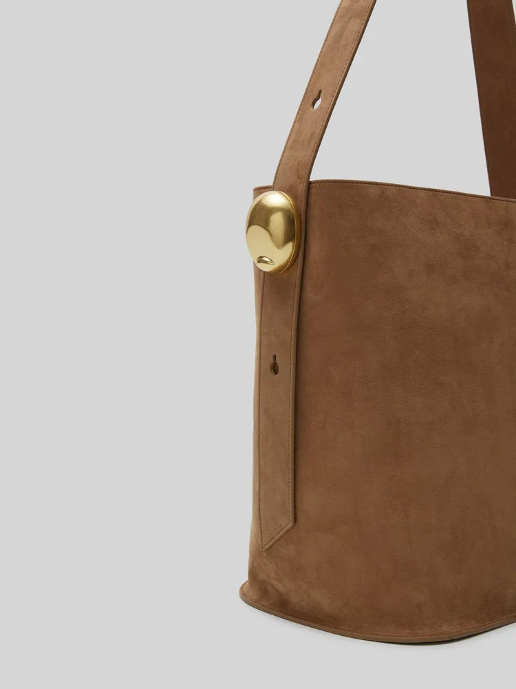 Suede Bucket Bag - Image 2