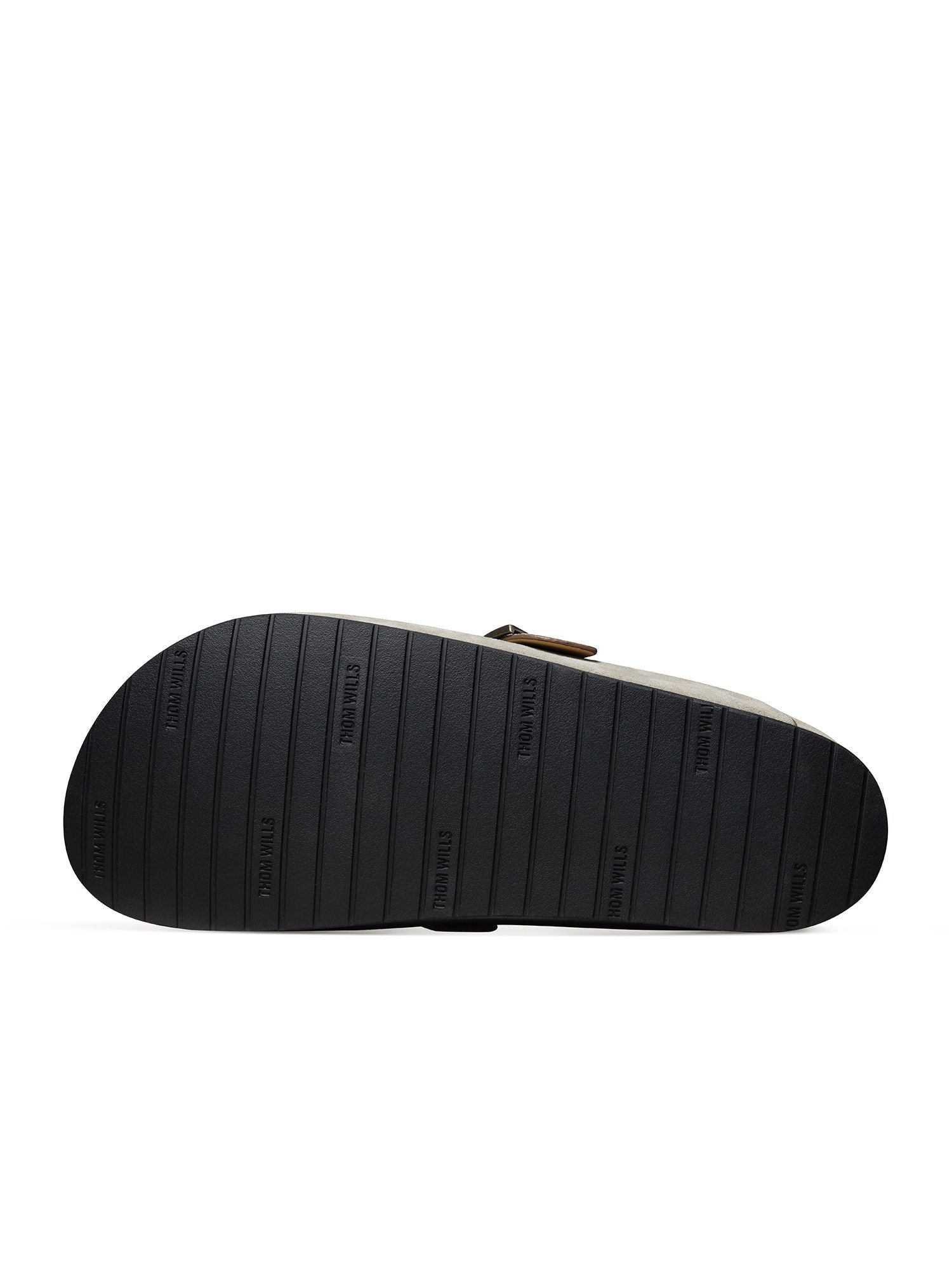Suede Buckle Clogs - Image 5
