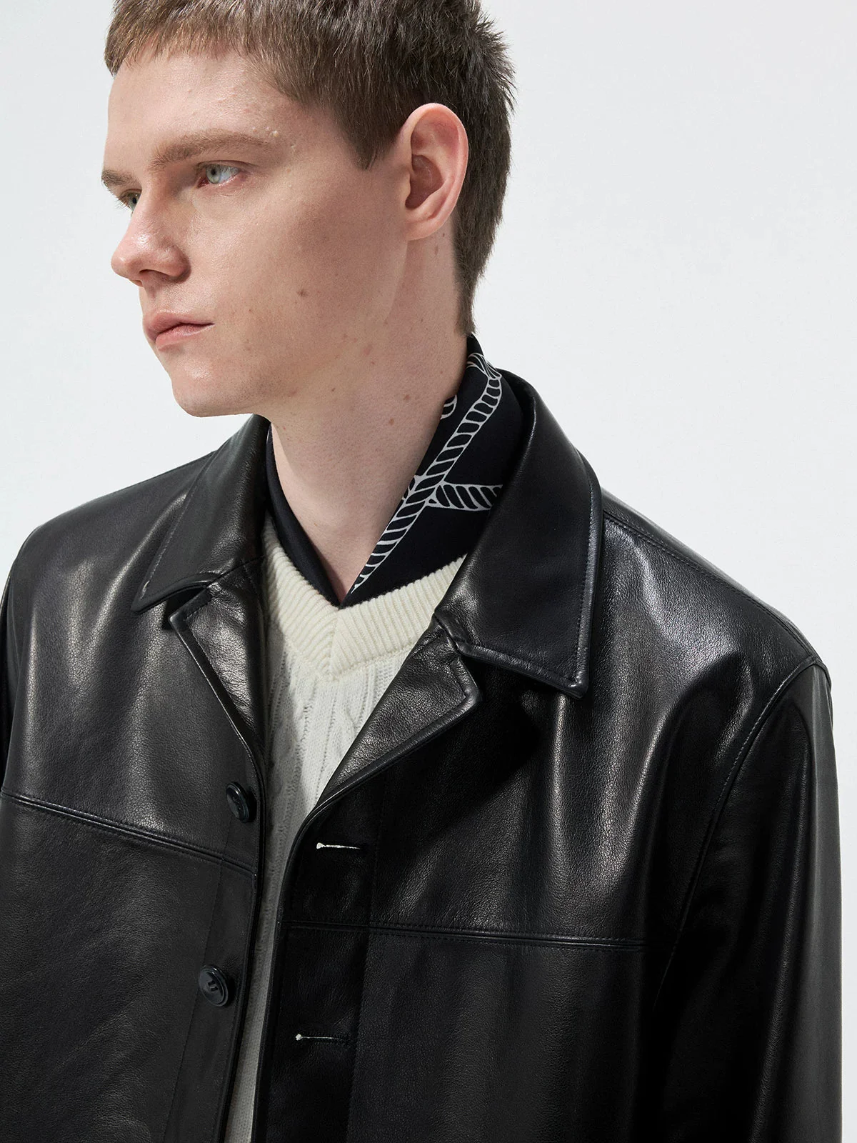 Suede Button Jacket - Image 6