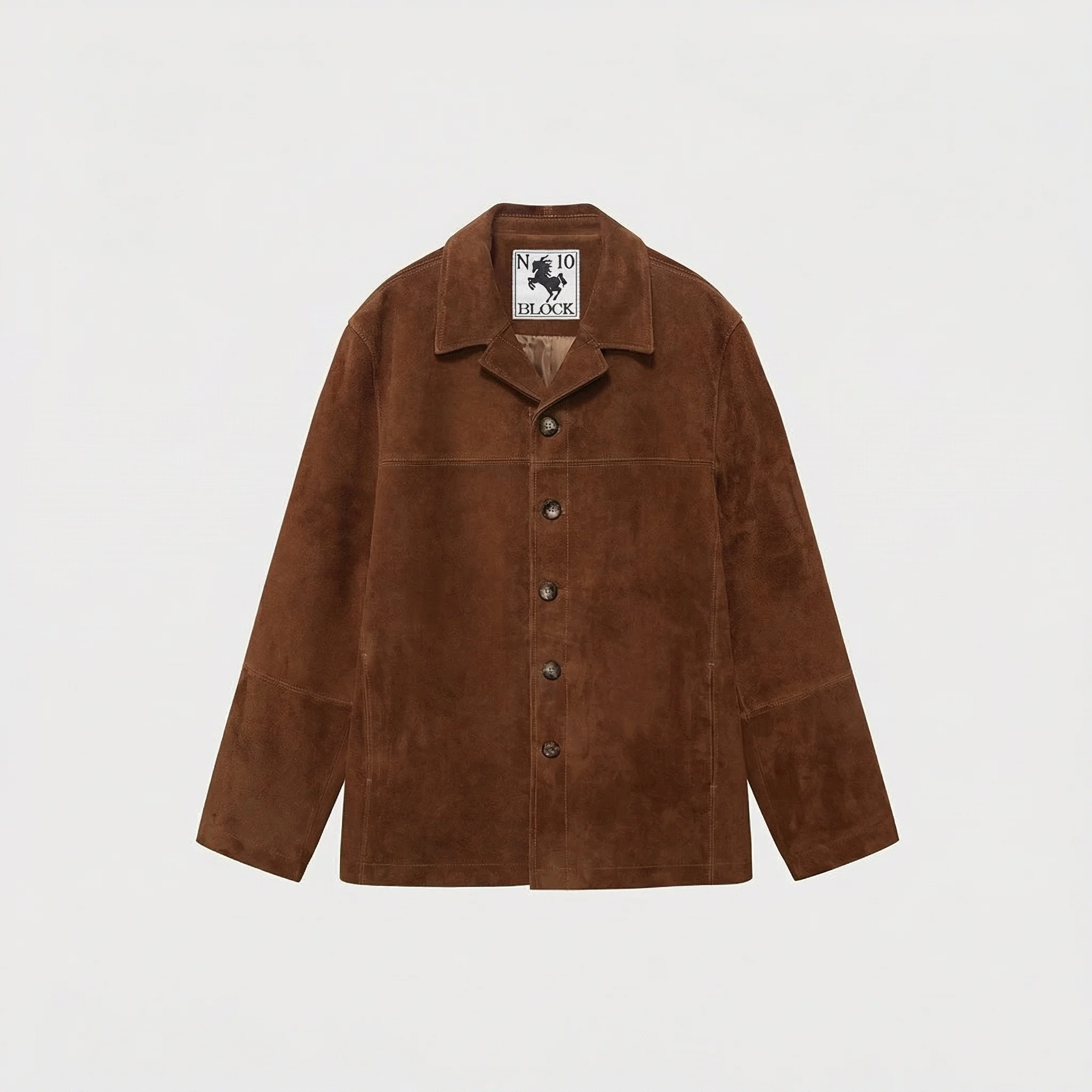 Suede Button Jacket - Image 7