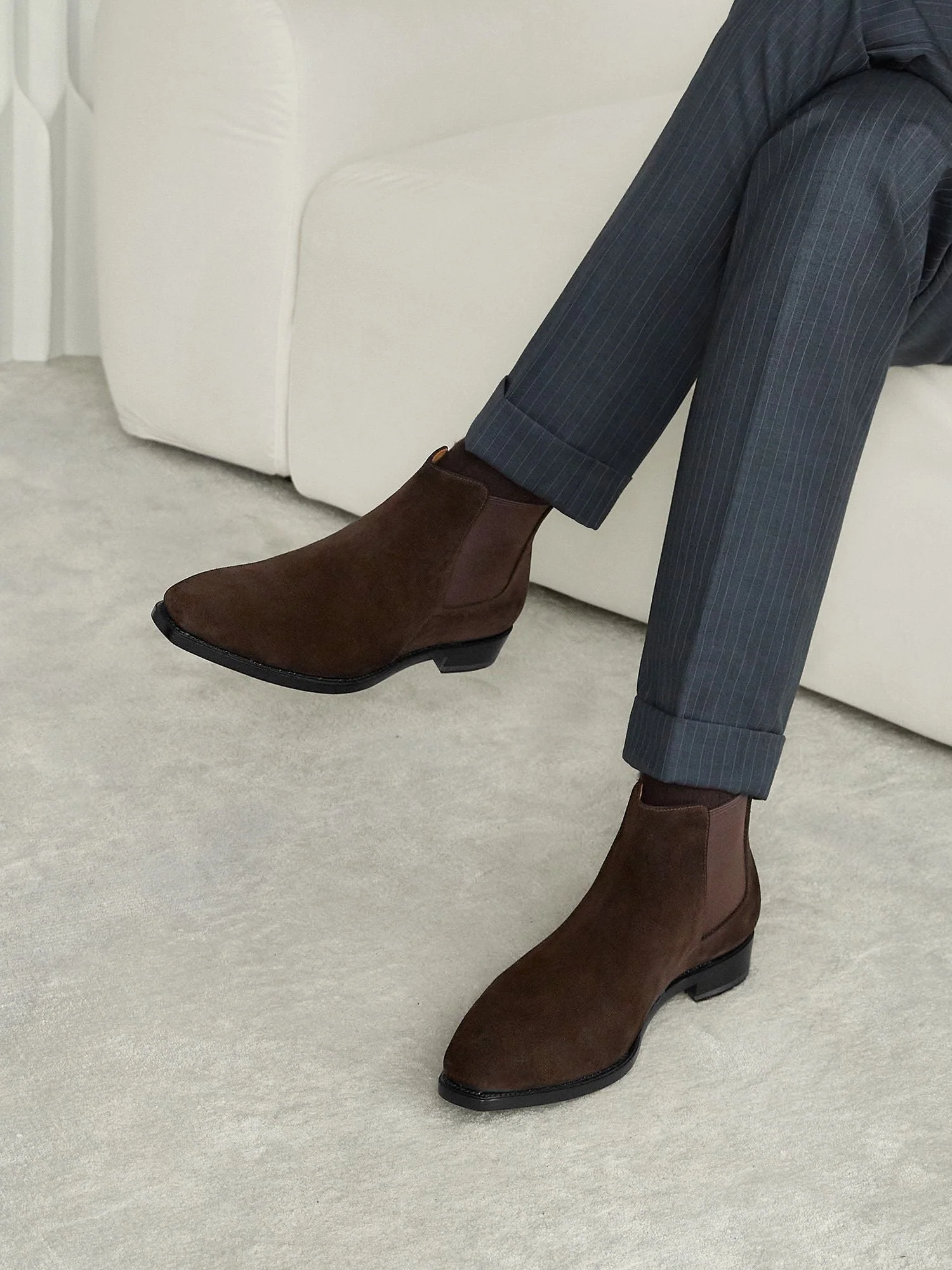 Suede Chelsea Boots - Image 4