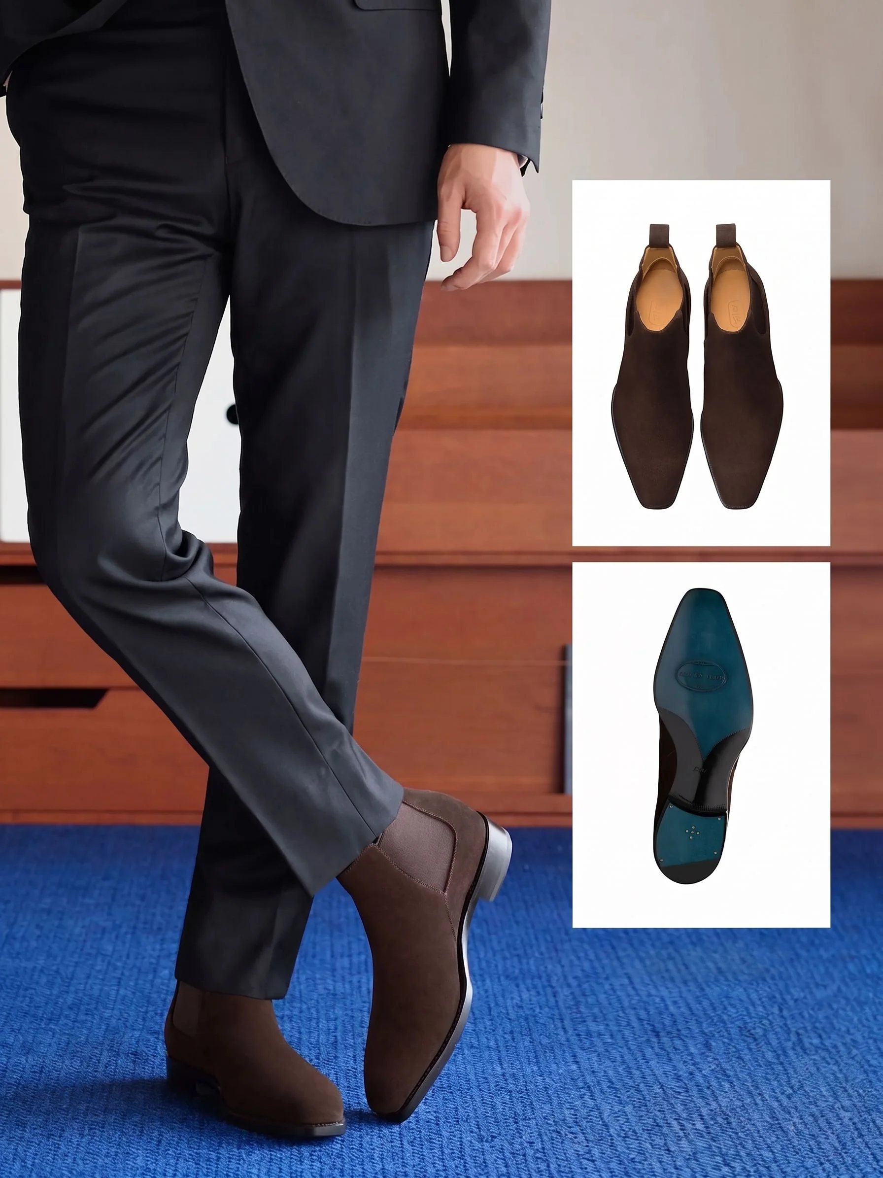 Suede Chelsea Boots - Image 5