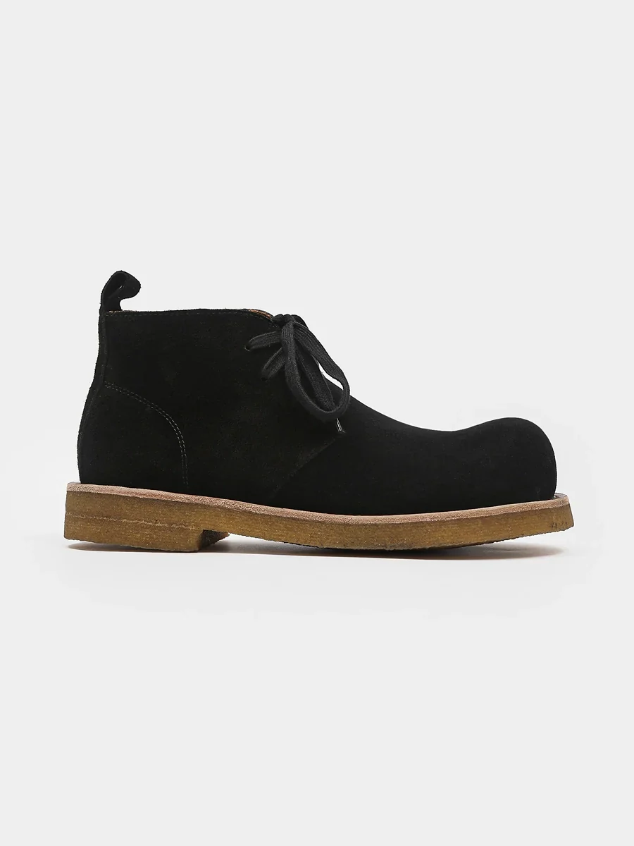Suede Crepe Chukka Boots