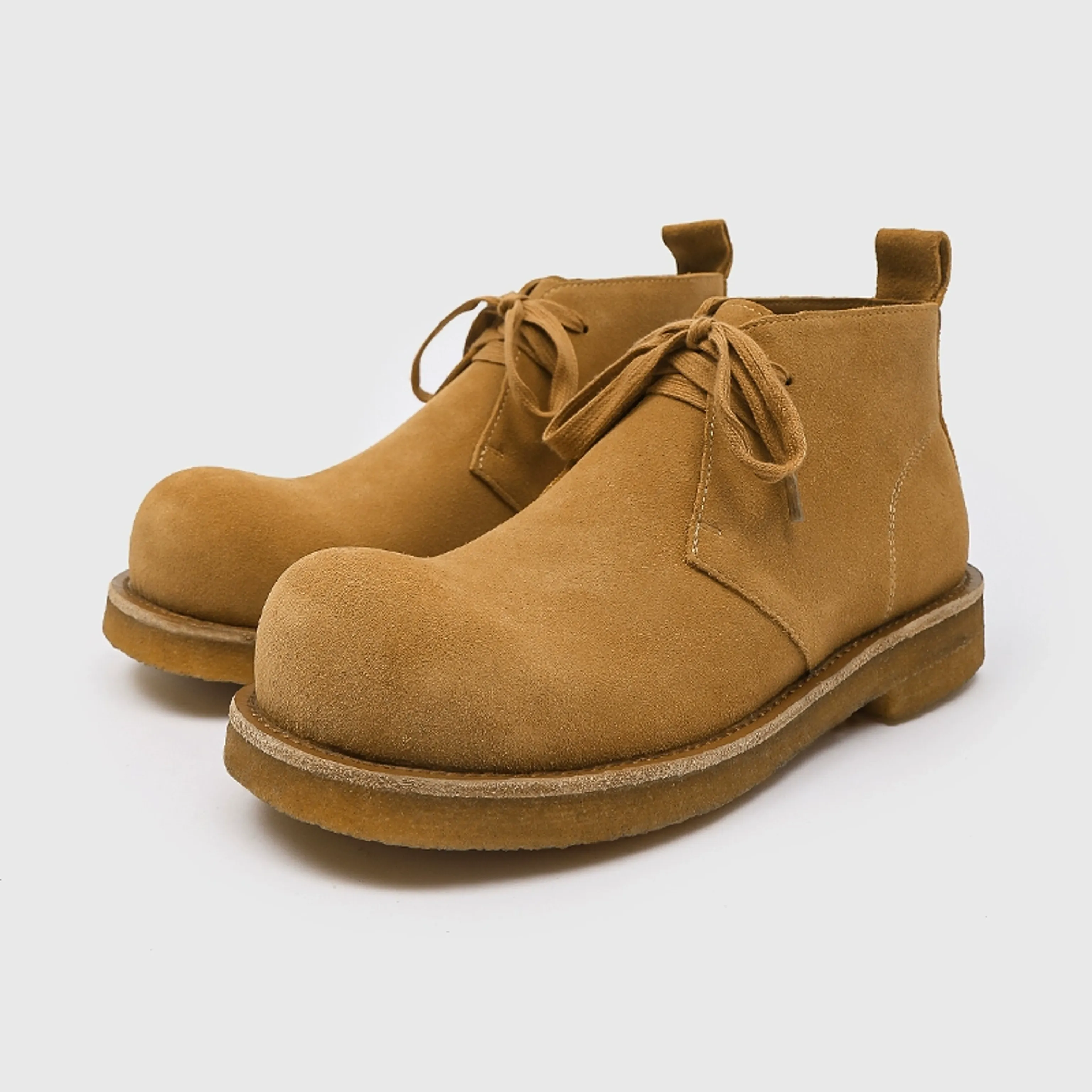 Suede Crepe Chukka Boots - Image 4