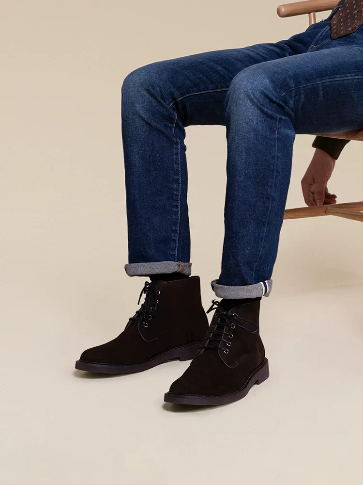 Suede Desert Ankle Boot - Image 4