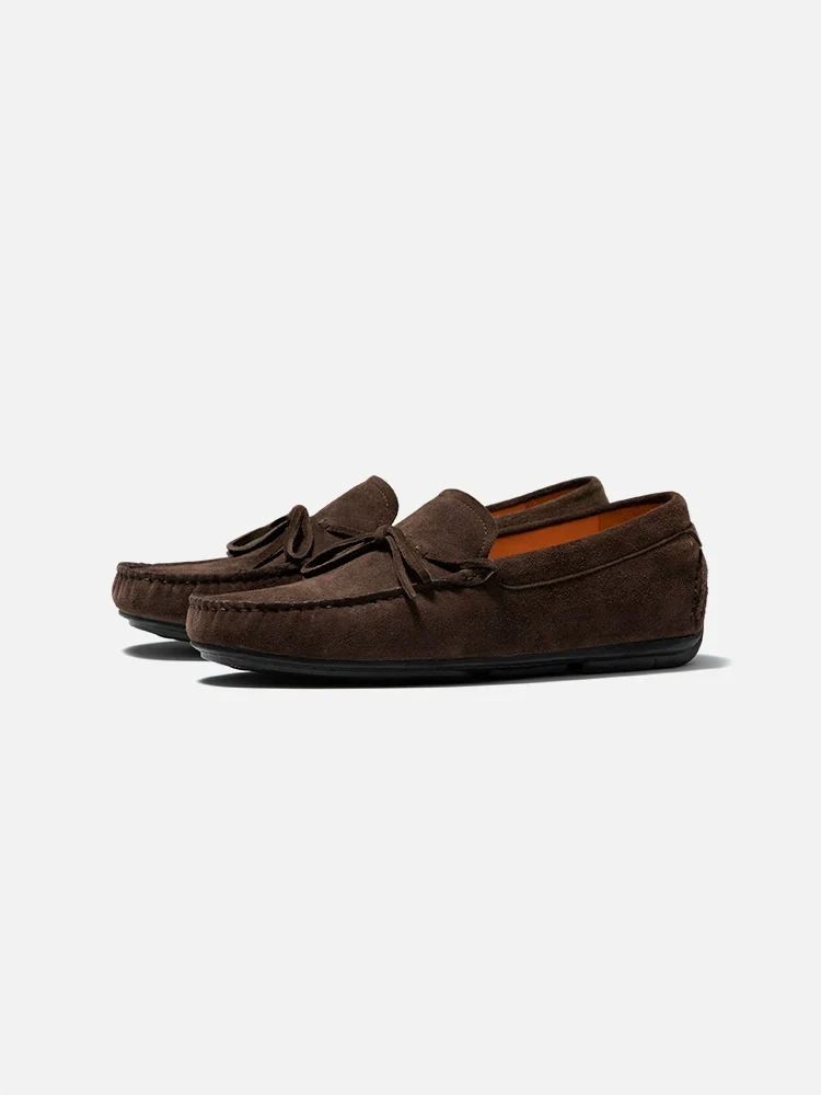 Suede Driving Loafers