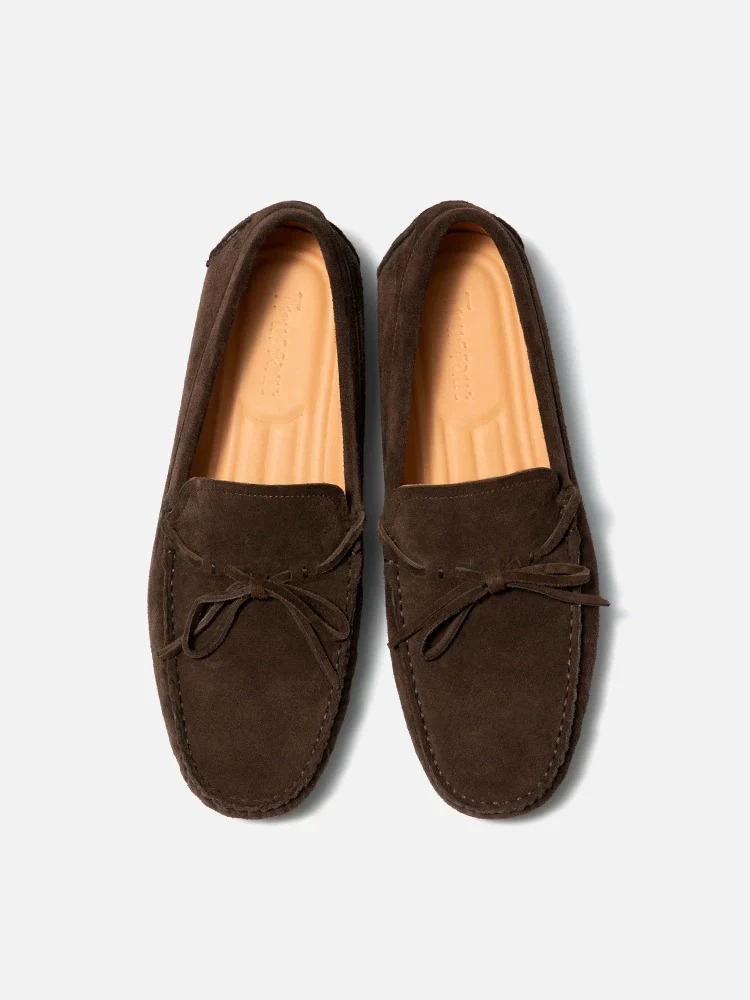 Suede Driving Loafers - Image 3