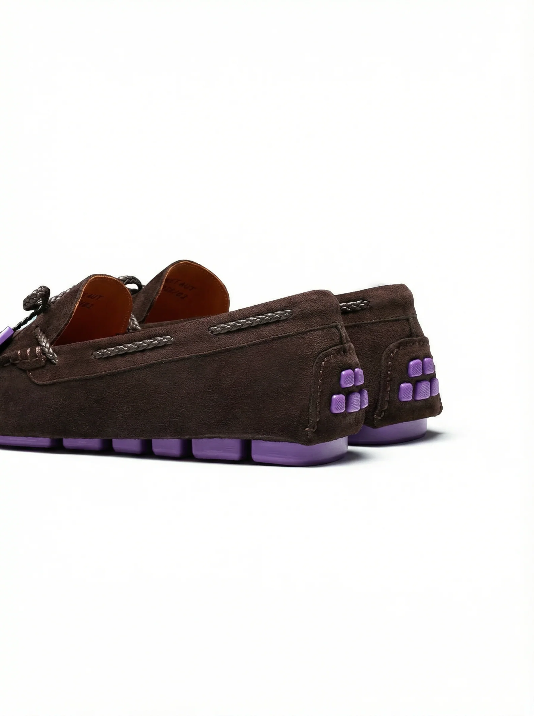 Suede Driving Loafers - Image 3