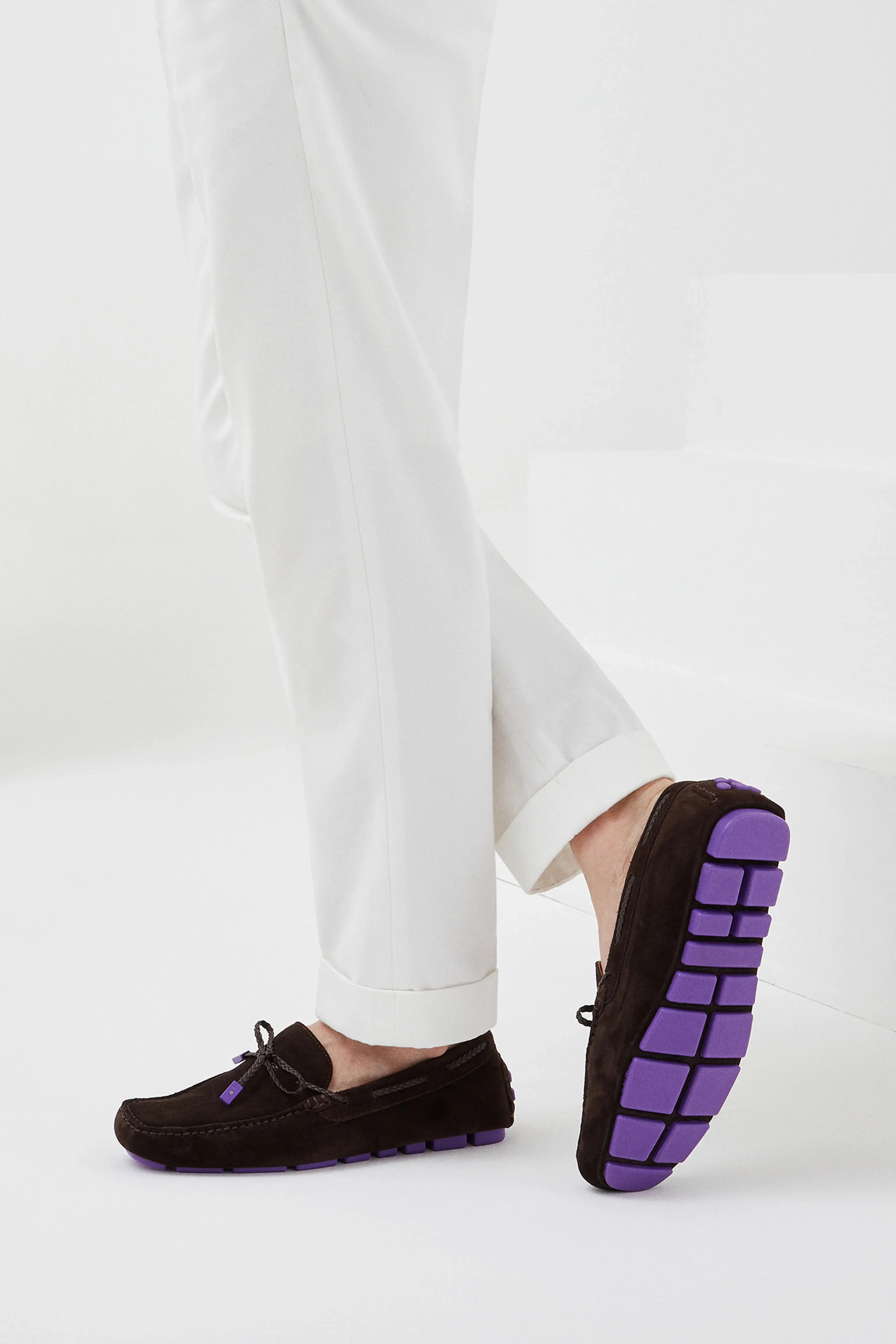 Suede Driving Loafers - Image 5