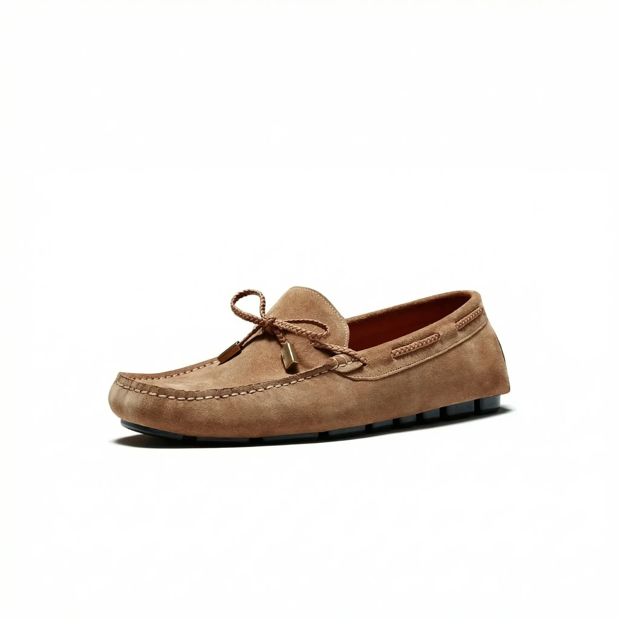 Suede Driving Loafers - Image 5